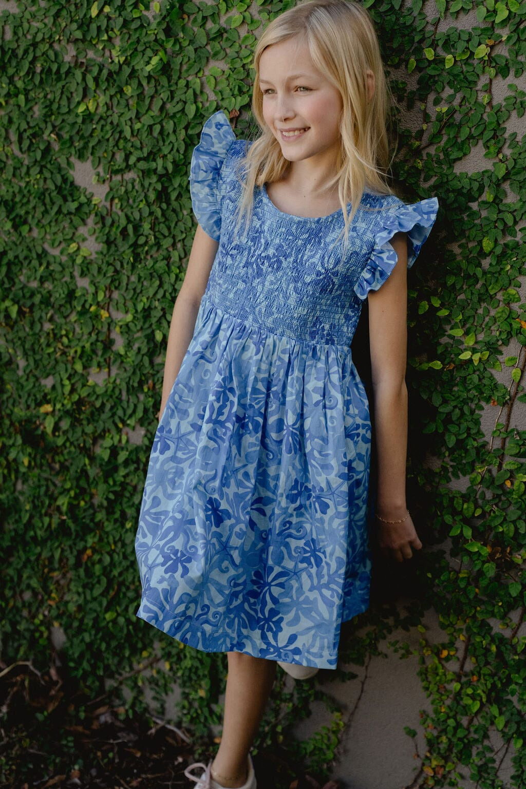 Briton Court | Kid Olive Dress | Vagabond | Apparel | Boutique