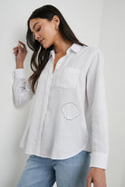 Rails Charli Top White Eyelet Shell