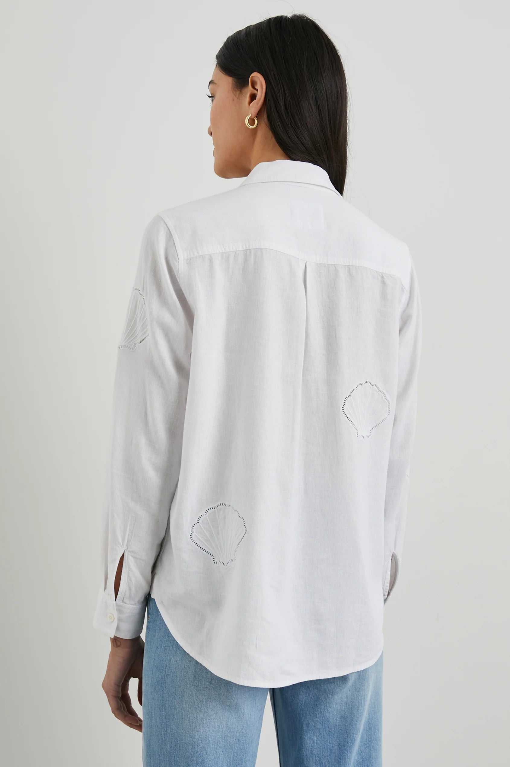 Rails Charli Top White Eyelet Shell
