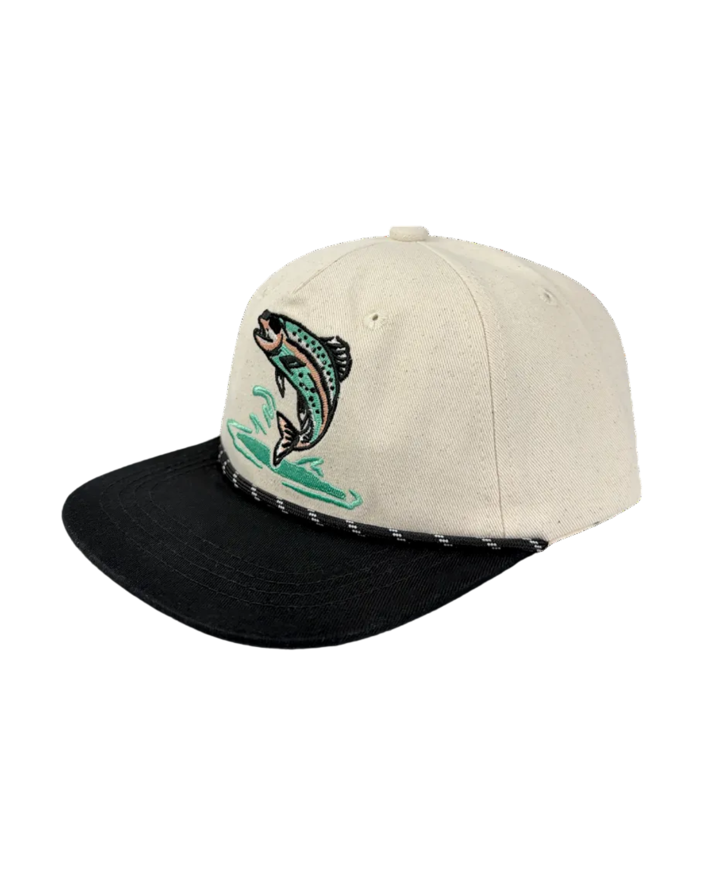 Tiny Whales | Catching Vibes Snap Back Hat | Side | Vagabond | Apparel | Boutique