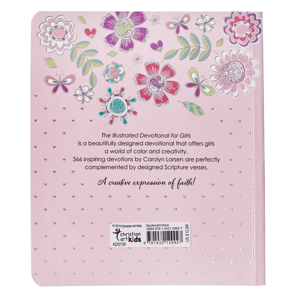 Christian Art Gift | Illustrated Devotional For Girls Softcover | Back | Vagabond | Apparel | Boutique