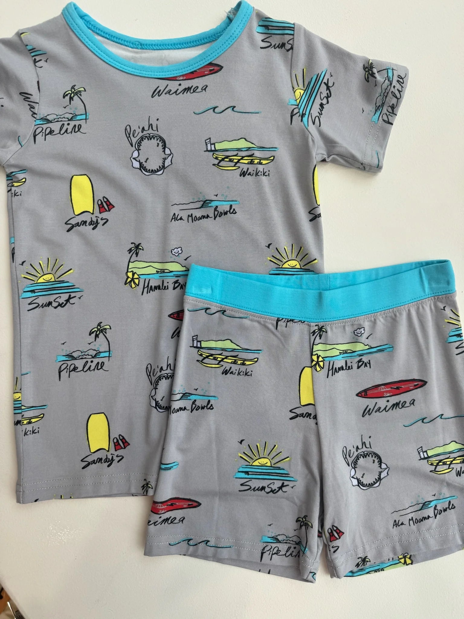Coco Moon | Short PJ Set | Surf Report | Vagabond | Apparel | Boutique