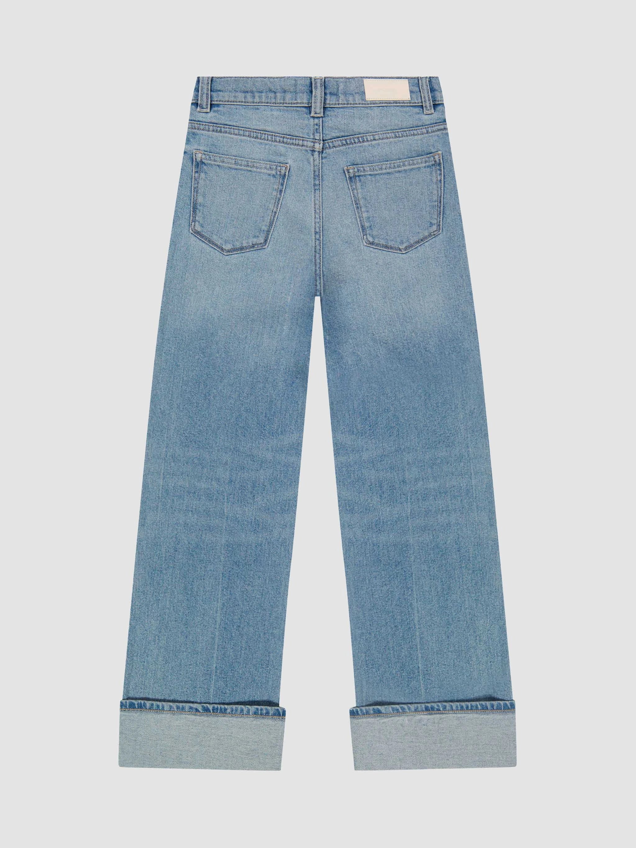 DL1961 | Girl | Lily | Wide | Leg | Ridge | Cuff | Back | Vagabond | Apparel | Boutique