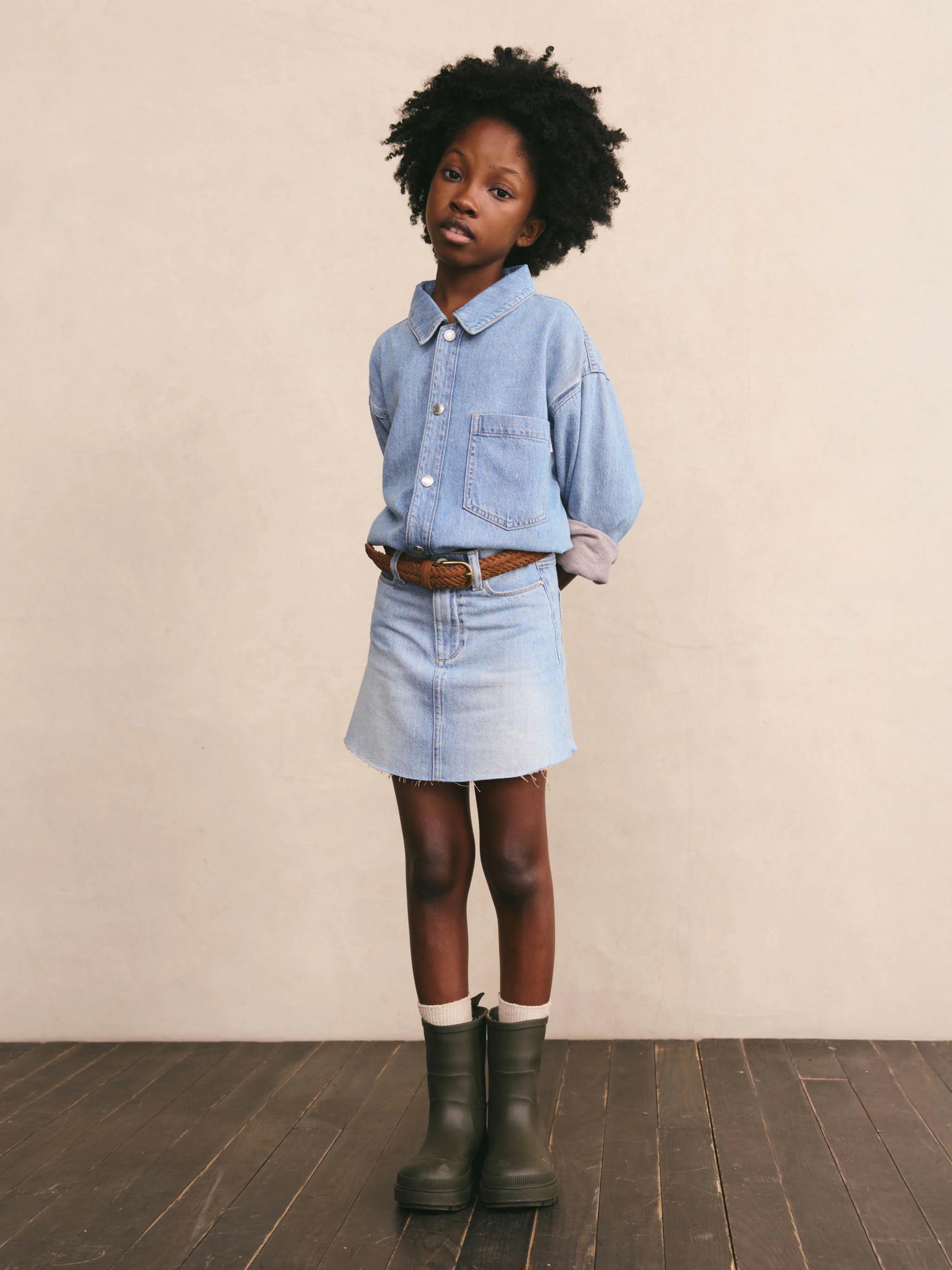 DL1961 | Toddler Jenny Mini Skirt | Vagabond | Apparel | Boutique