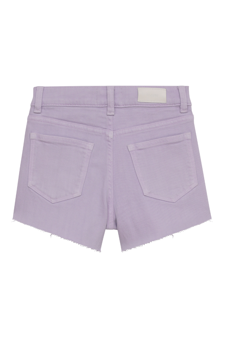 DL1961 | Girl Lucy High Rise Cutoff Short | Violette | Back | Vagabond | Apparel | Boutique