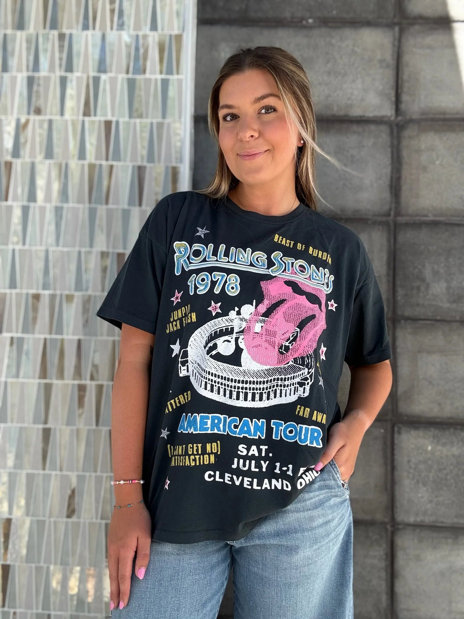 Daydreamer | Rolling Stones 1978 American Tour Merch Tee | Front | Vagabond | Apparel | Boutique