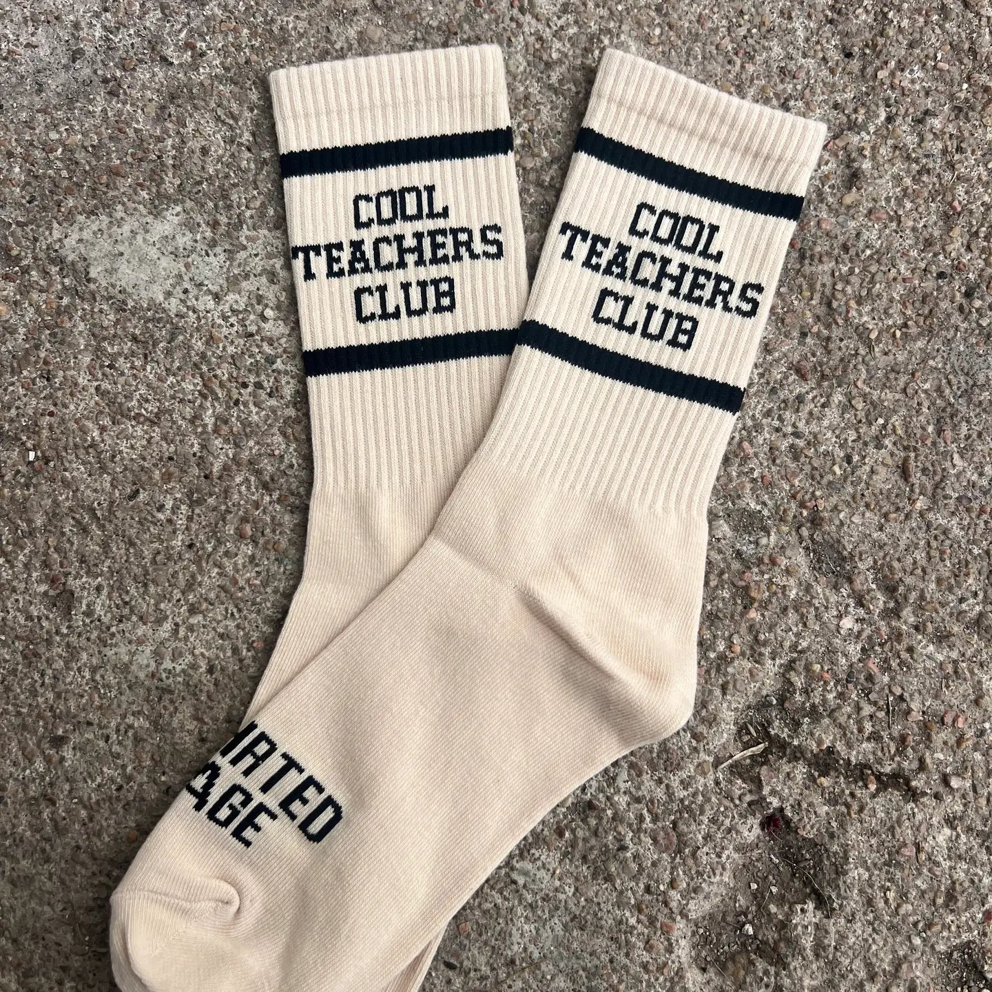 Disohrted Vintage | Cool | Teacher | Socks| Vagabond | Apparel | Boutique