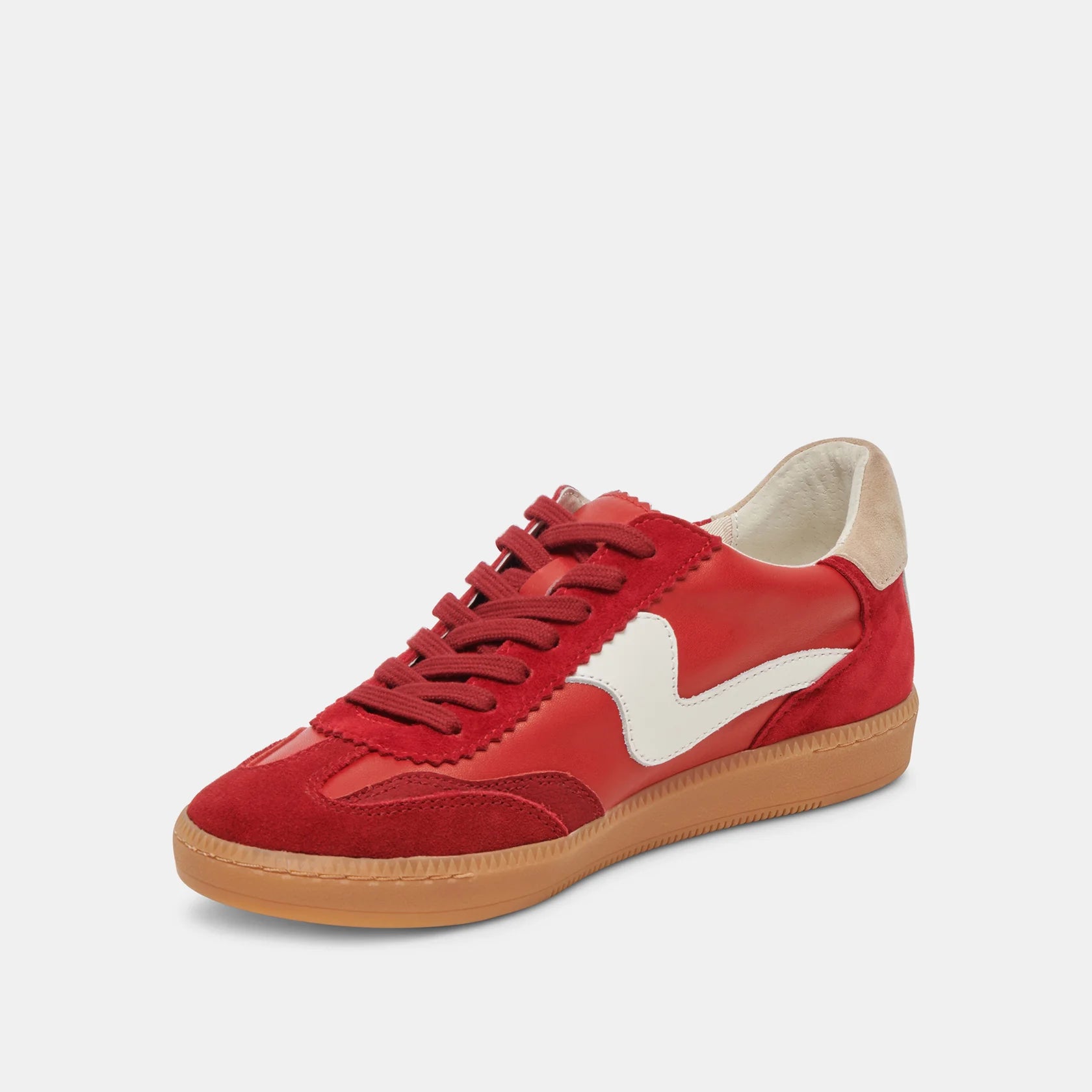 Dolce Vita | Notice Sneaker | Crimson Suede | Vagabond | Apparel | Boutique
