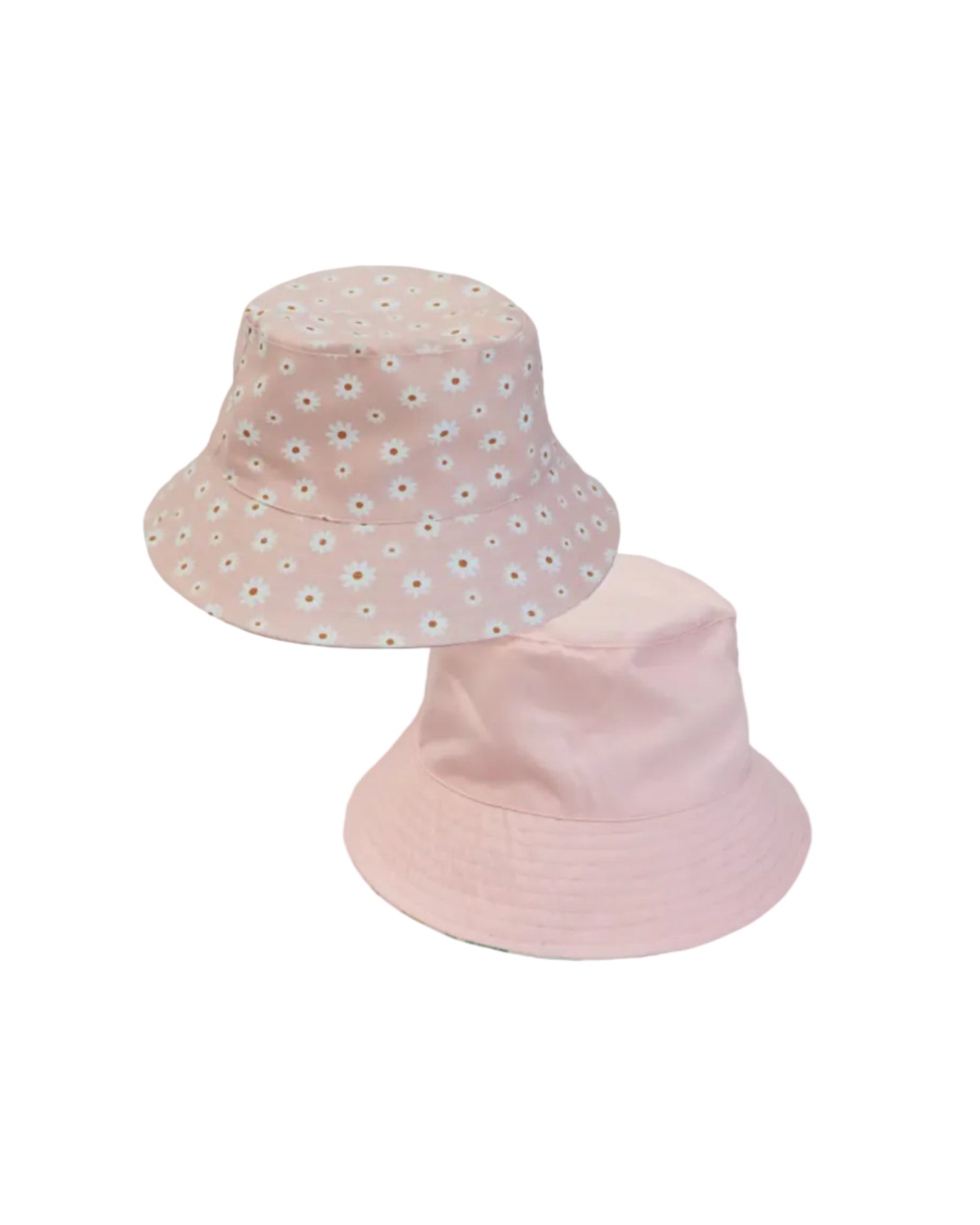 Emerson & Friends | Pink Daisy Reversible Bucket Hat | Both | Vagabond | Apparel | Boutique