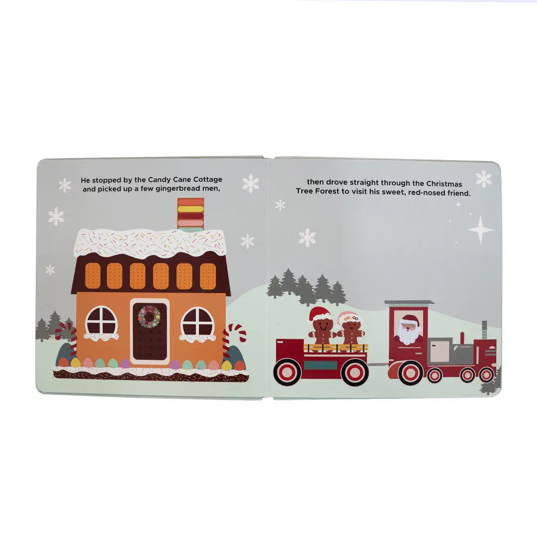 Emerson & Friends | Christmas Train Board Book | Open | Vagabond | Apparel | Boutique