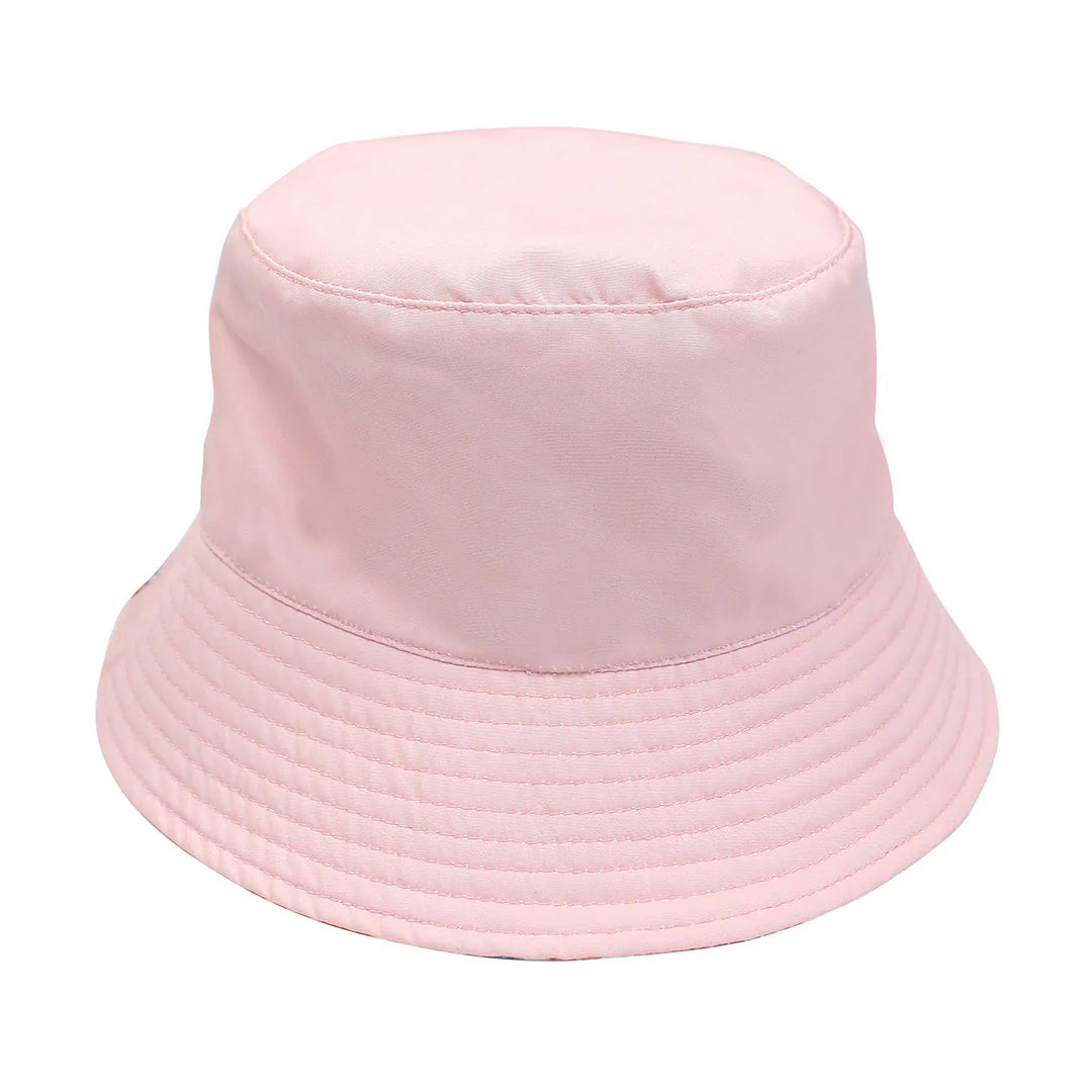 Emerson & Friends | Sandy Seashells Reversible Bucket Hat | Pink | Vagabond | Apparel | Boutique