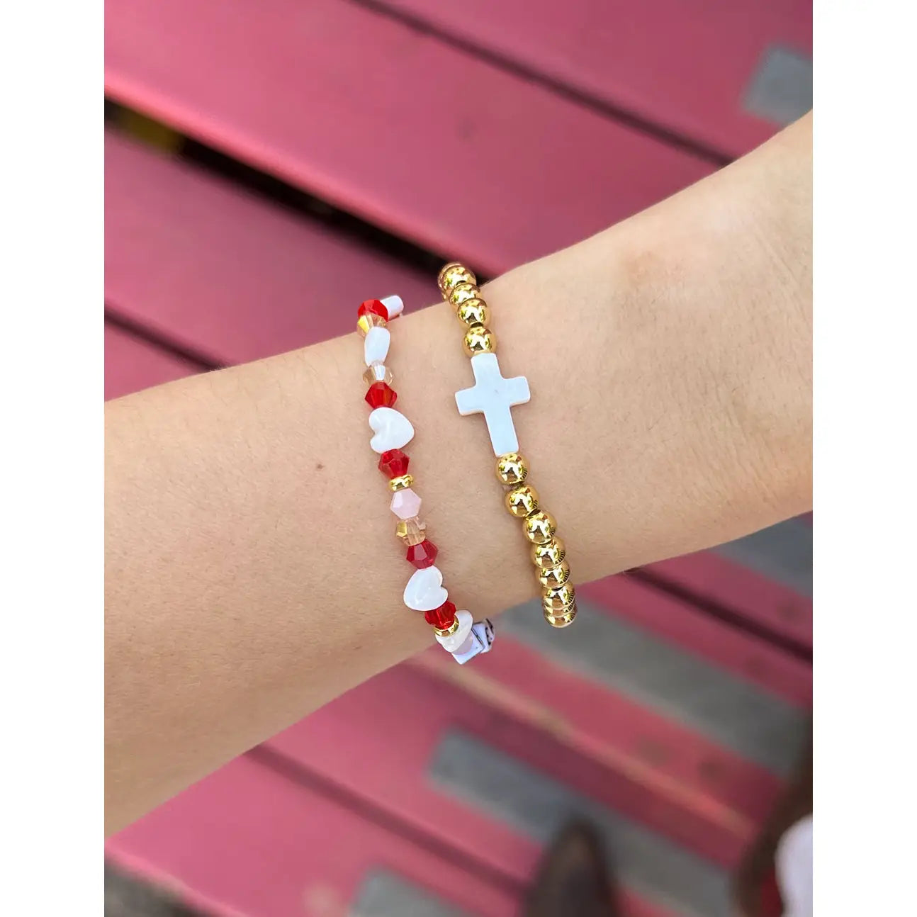 Elevated Faith | Gold Cross Bracelet | Vagabond | Apparel | Boutique