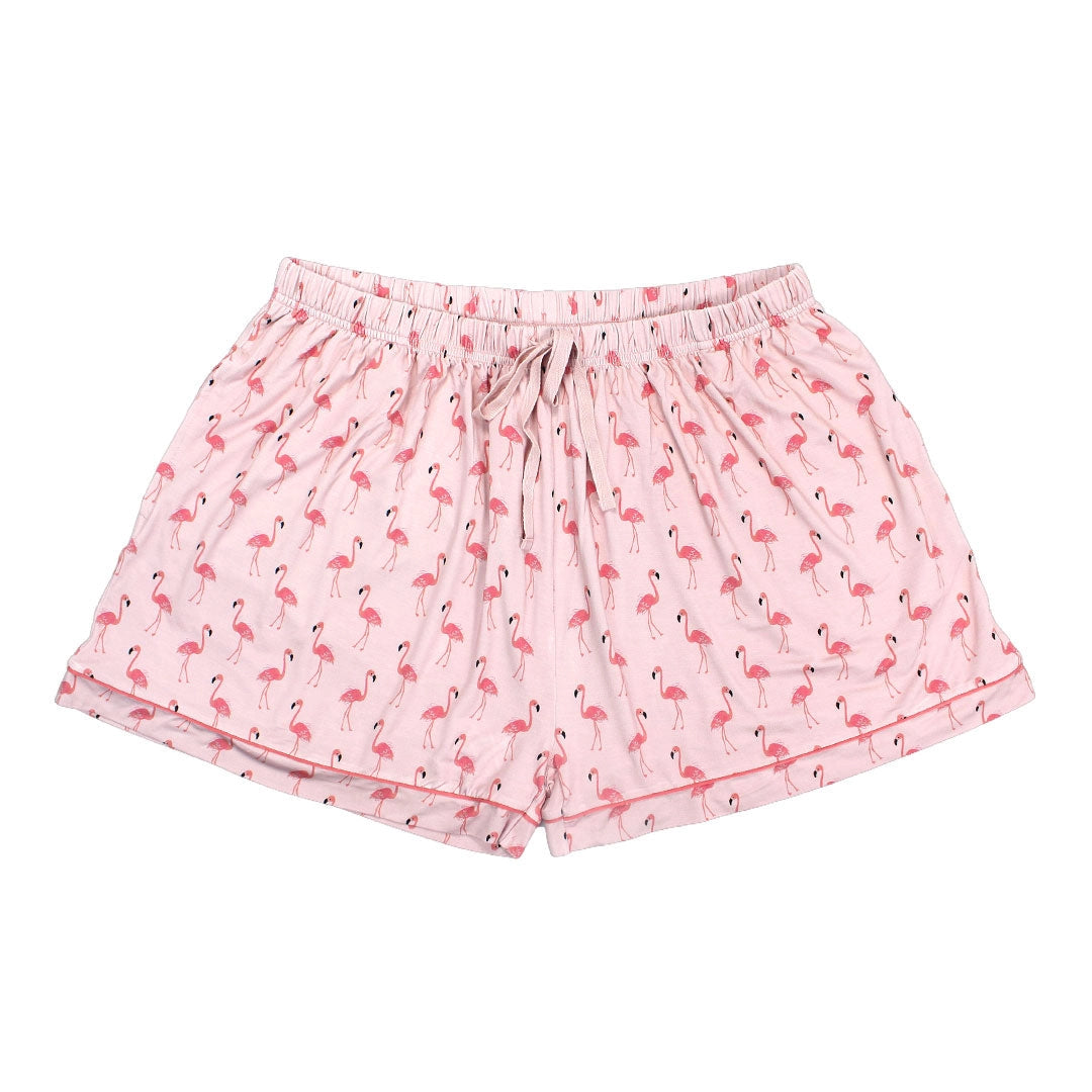 Emerson & Friends | Womens | Fancy Flamingos Sleep Shorts | Vagabond | Apparel | Boutique