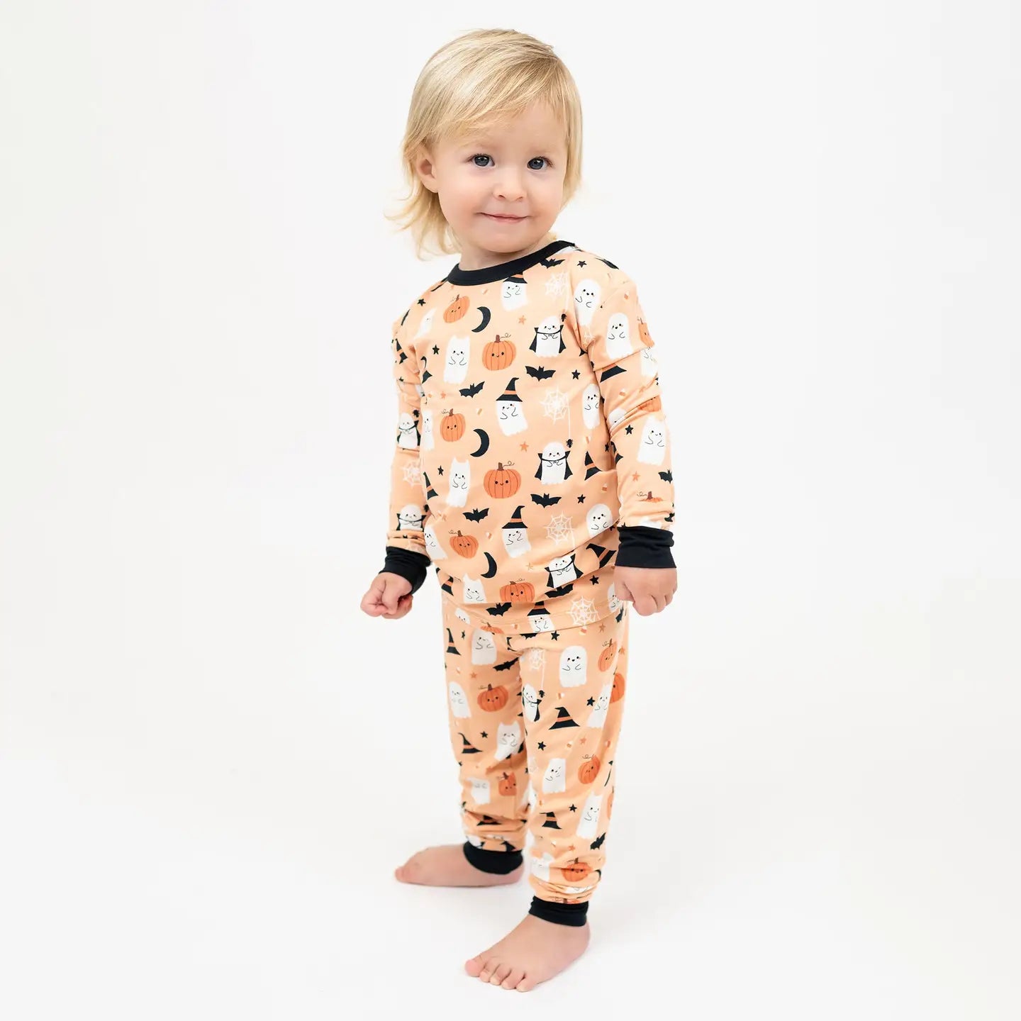 Emerson & Friends | Boo-Tastic Glow In the Dark Pajama Set | Model | Vagabond | Apparel | Boutique