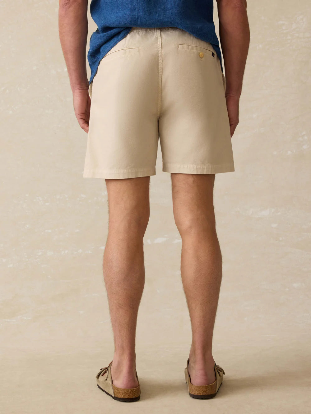 Faherty Men | Essential Drawstring Short | Back | Vagabond | Apparel | Boutique