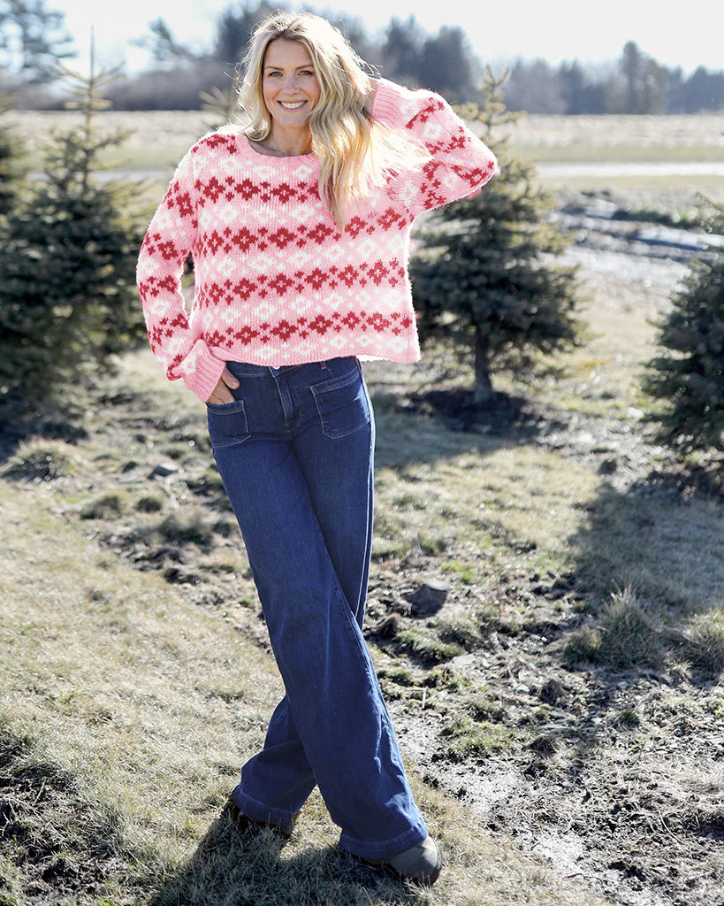 Wooden Ships Shrunken Fairisle Chunky Crew | Vagabond Apparel Boutique