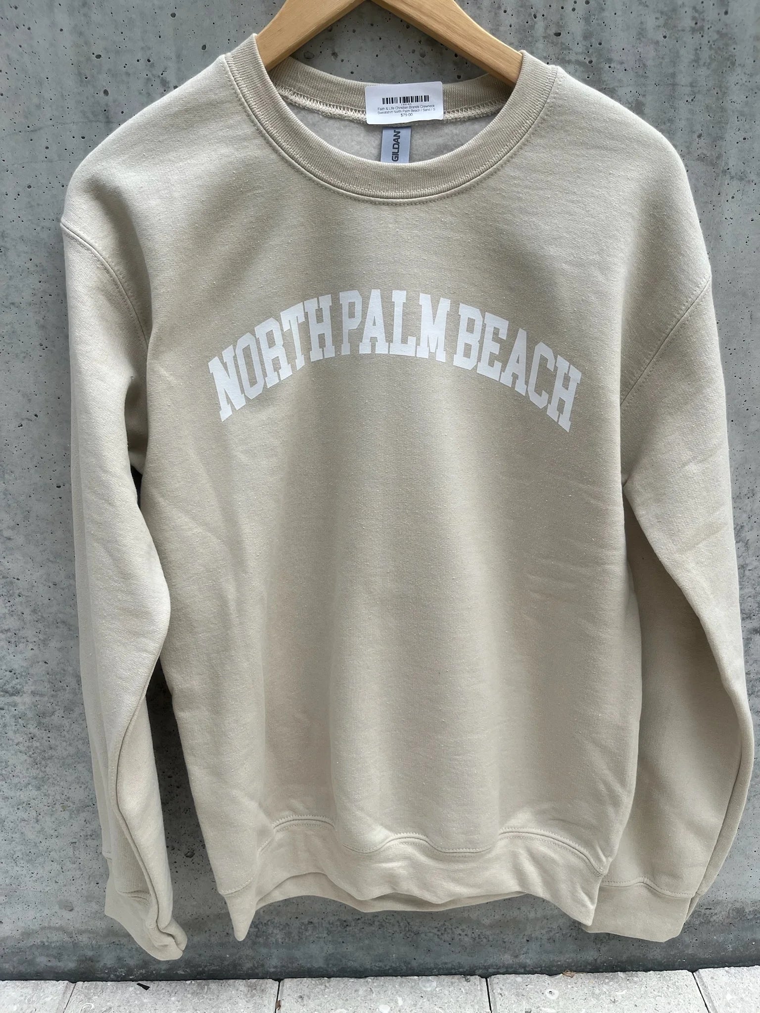 Faith & Life Christian Brands | Crewneck Sweatshirt | North Palm Beach | Vagabond | Apparel | Boutique