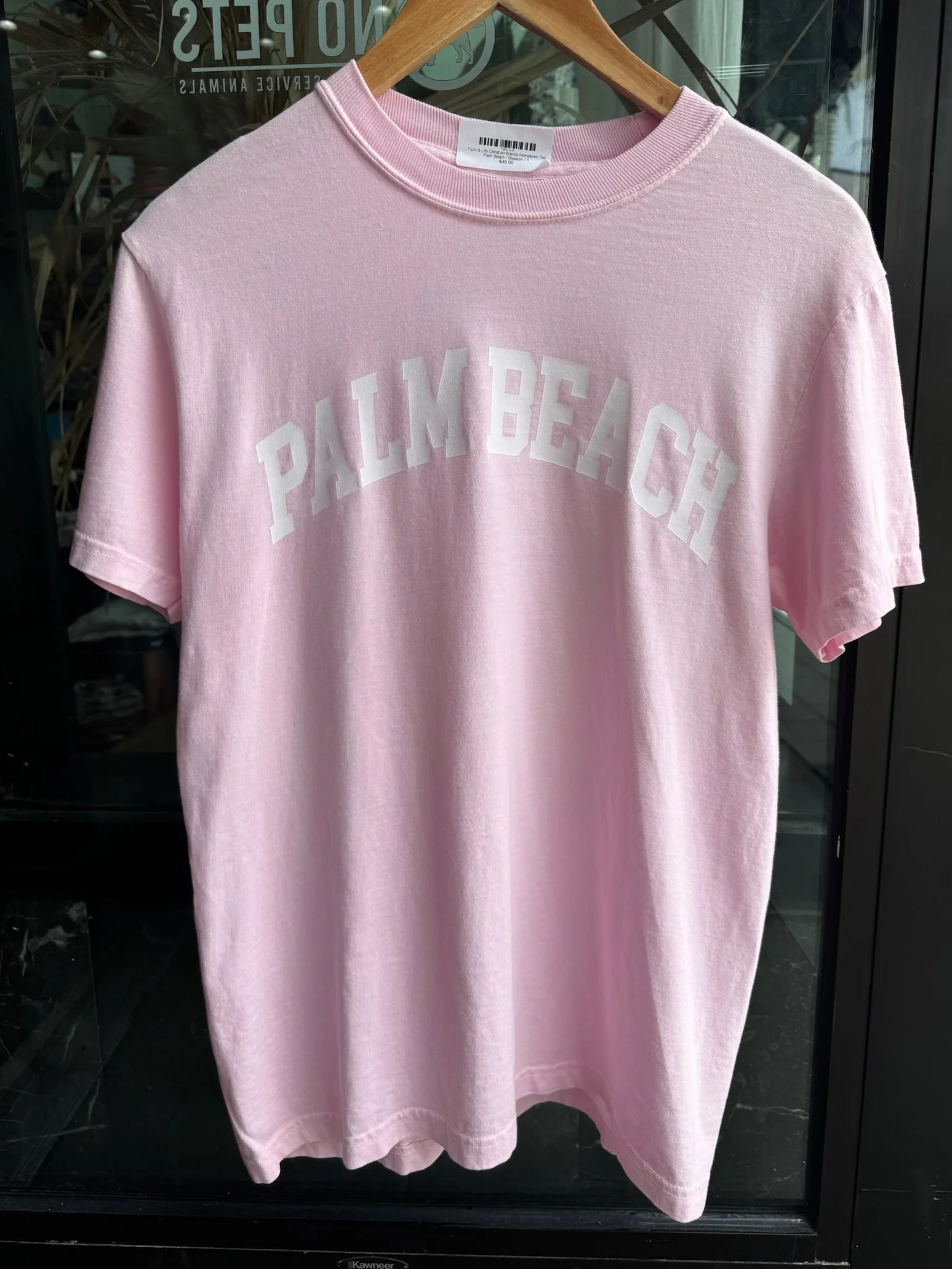 Faith & Life Christian Brands | Hometown Tee | Palm Beach | Blossom | Front | Vagabond | Apparel | Boutique