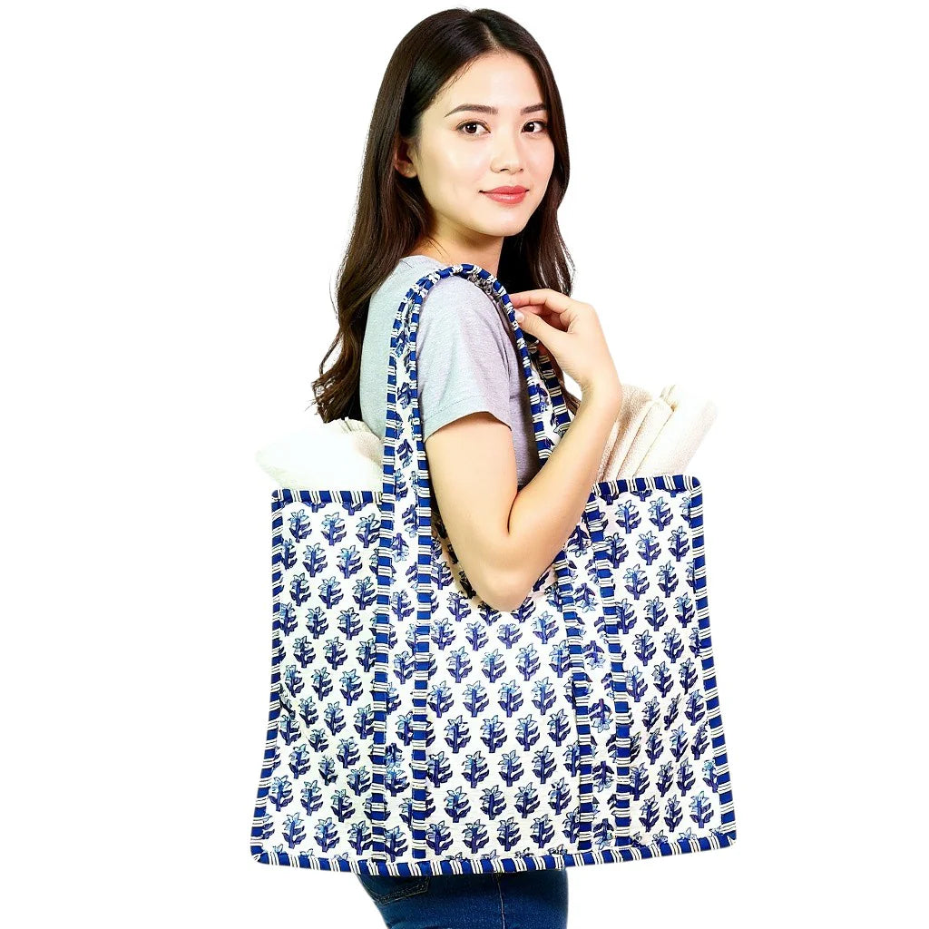 Farylina | Jane Tote | Blue Navy | Vagabond | Apparel | Boutique