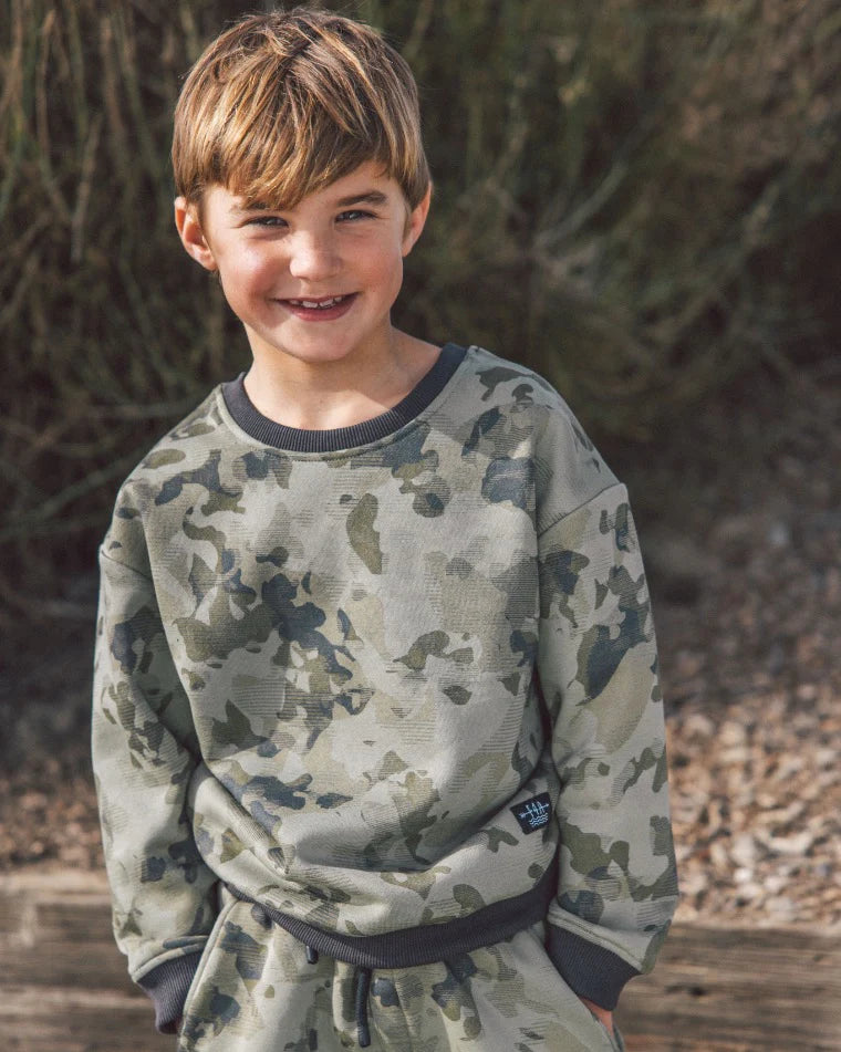 Feather 4 Arrow | Ryder Camo Sweatshirt | Vagabond | Apparel | Boutique