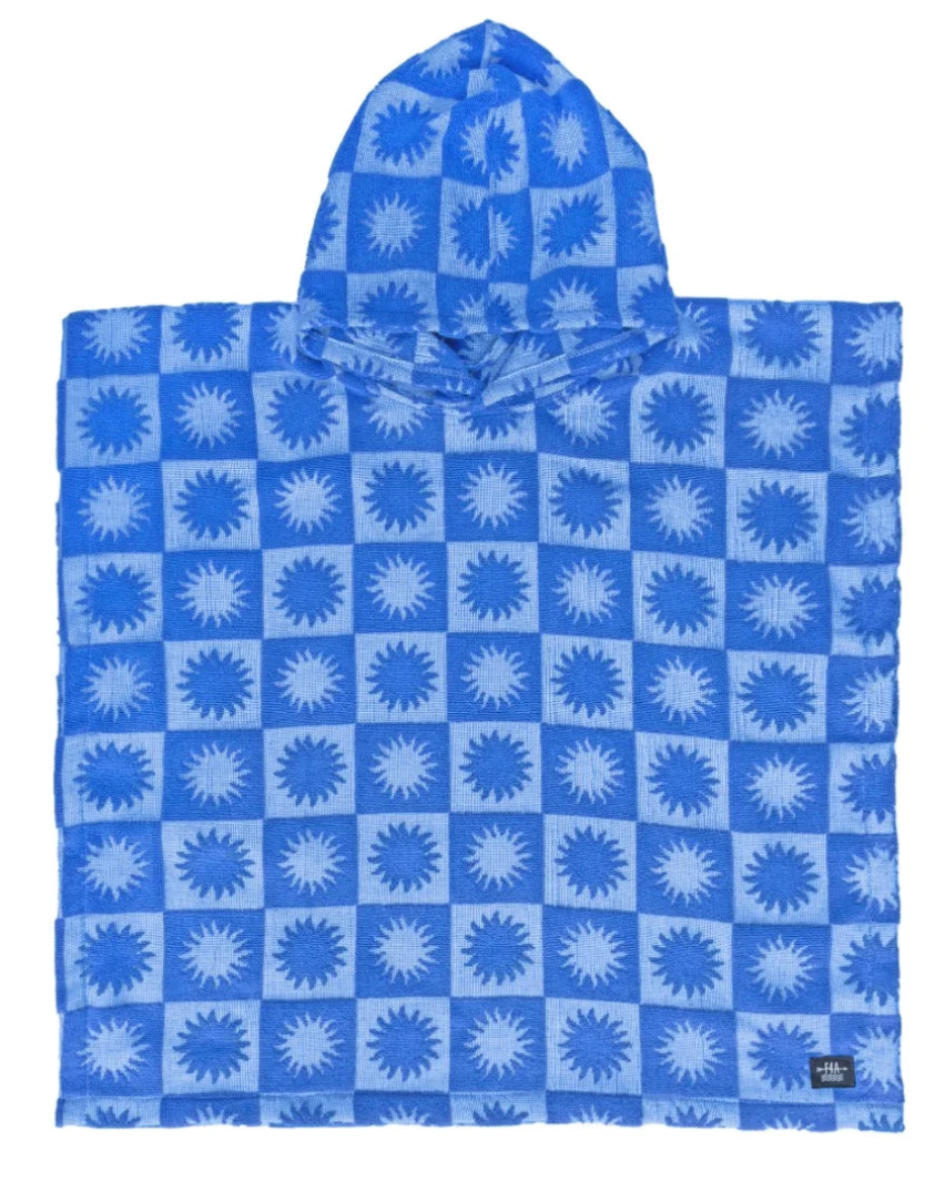 Feather 4 Arrow | El Rey Poncho | Blue | Vagabond | Apparel | Boutique