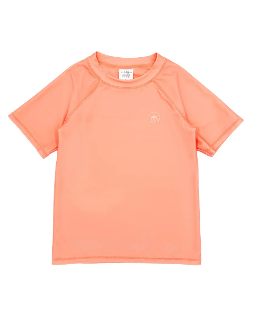 Feather 4 Arrow | Short Sleeve Rashguard | Papaya | Vagabond | Apparel | Boutique