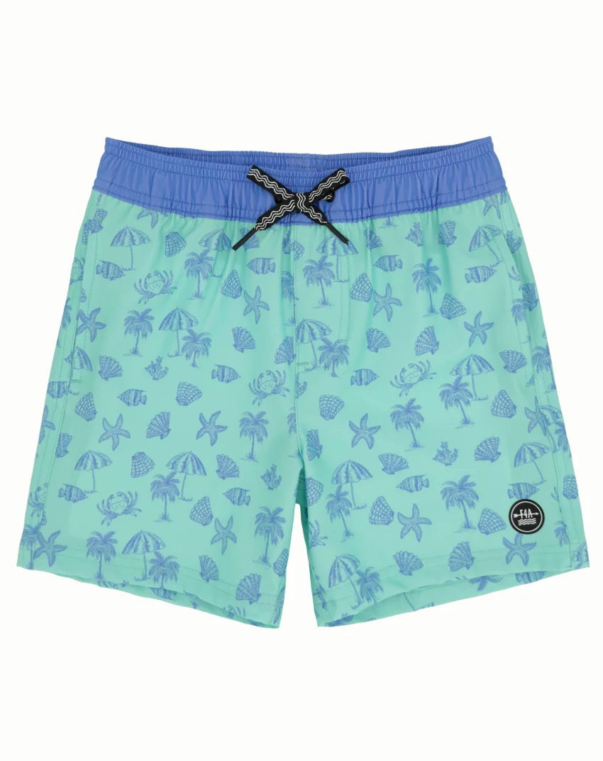 Feather 4 Arrow | Volley Trunk | Aqua Crystal | Stock | Vagabond | Apparel | Boutique