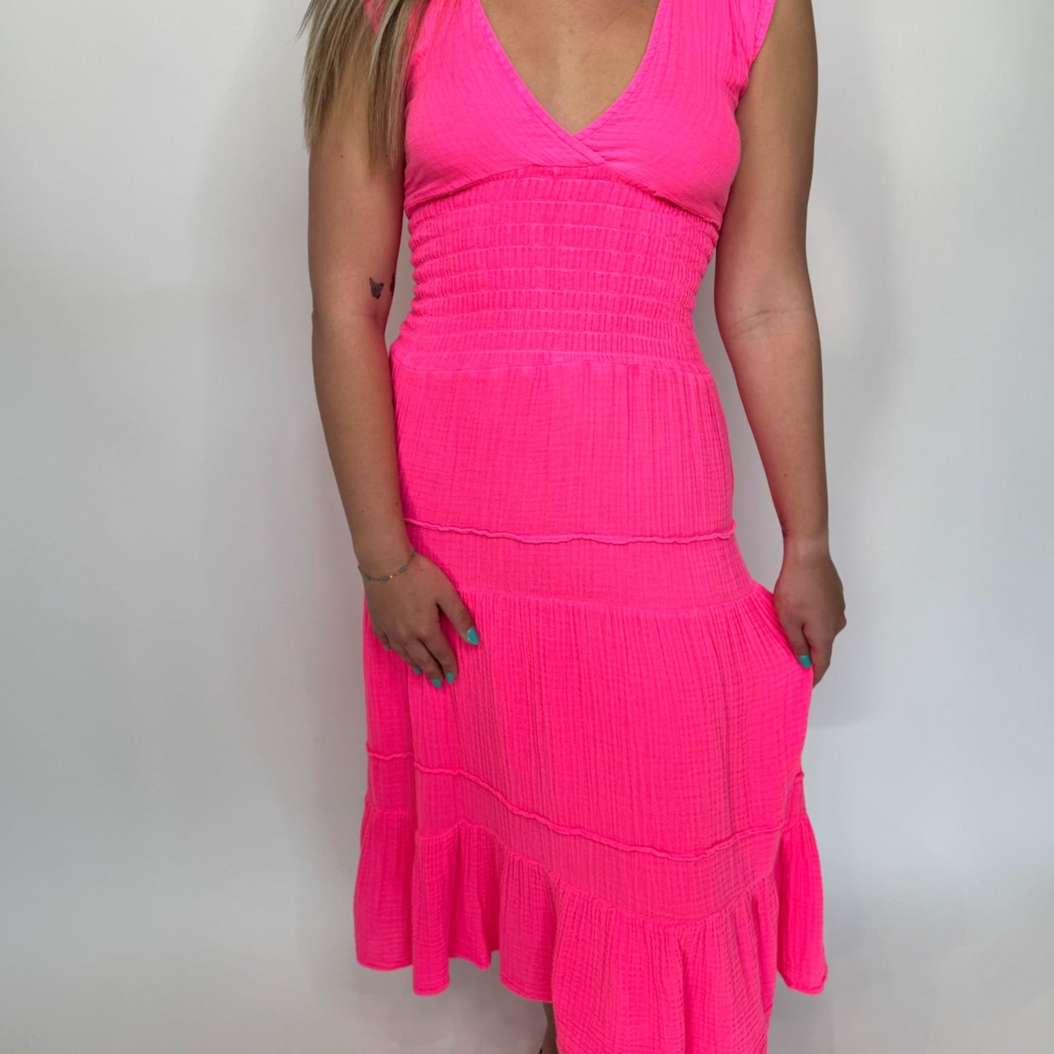 Felicite Smock Dress | Vagabond Apparel Boutique