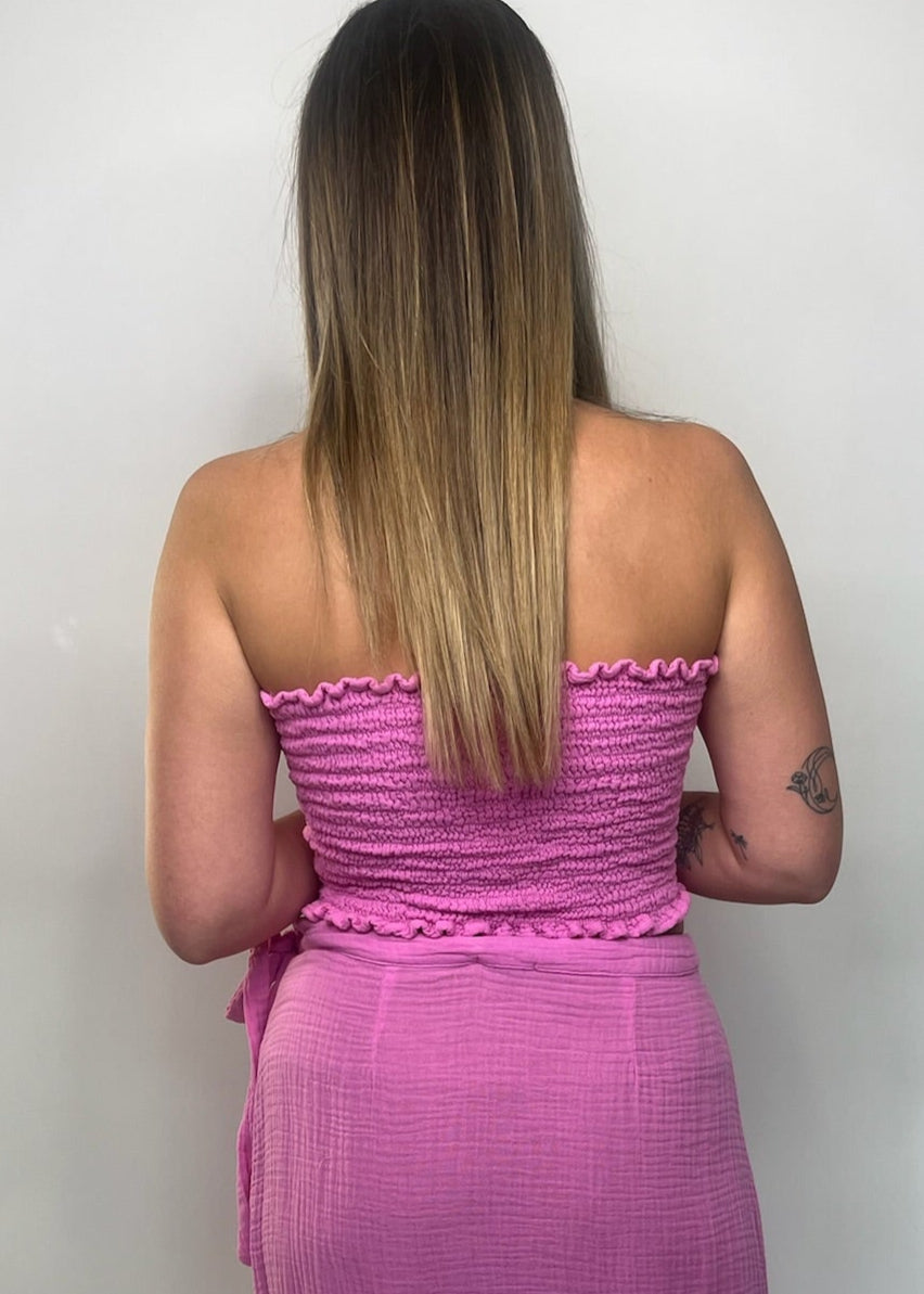 Felicite Smocked Tube Top | Vagabond Apparel Boutique