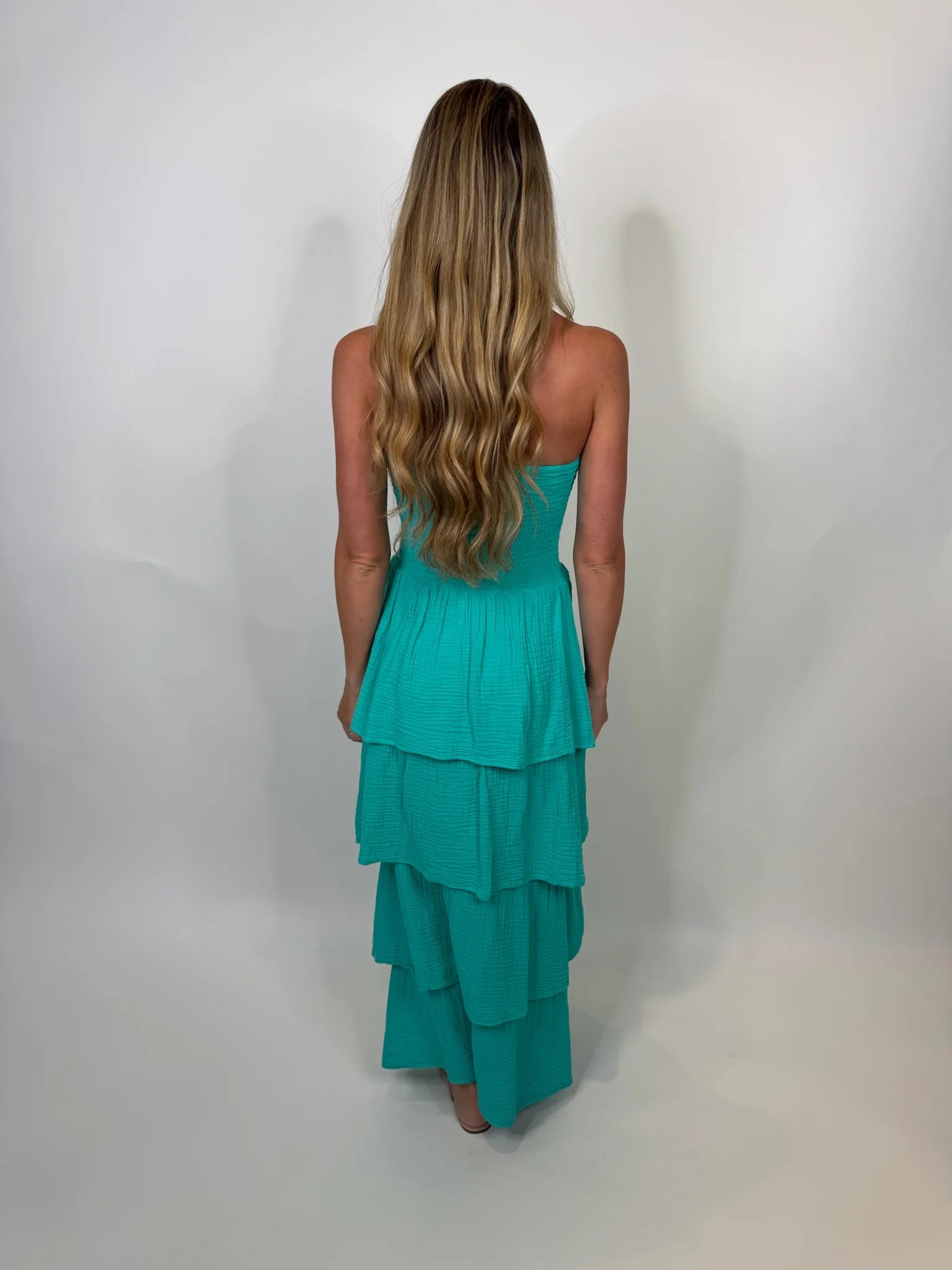 Felicite | Strapless Tiered Maxi | Bermuda | Vagabond | Apparel | Boutique