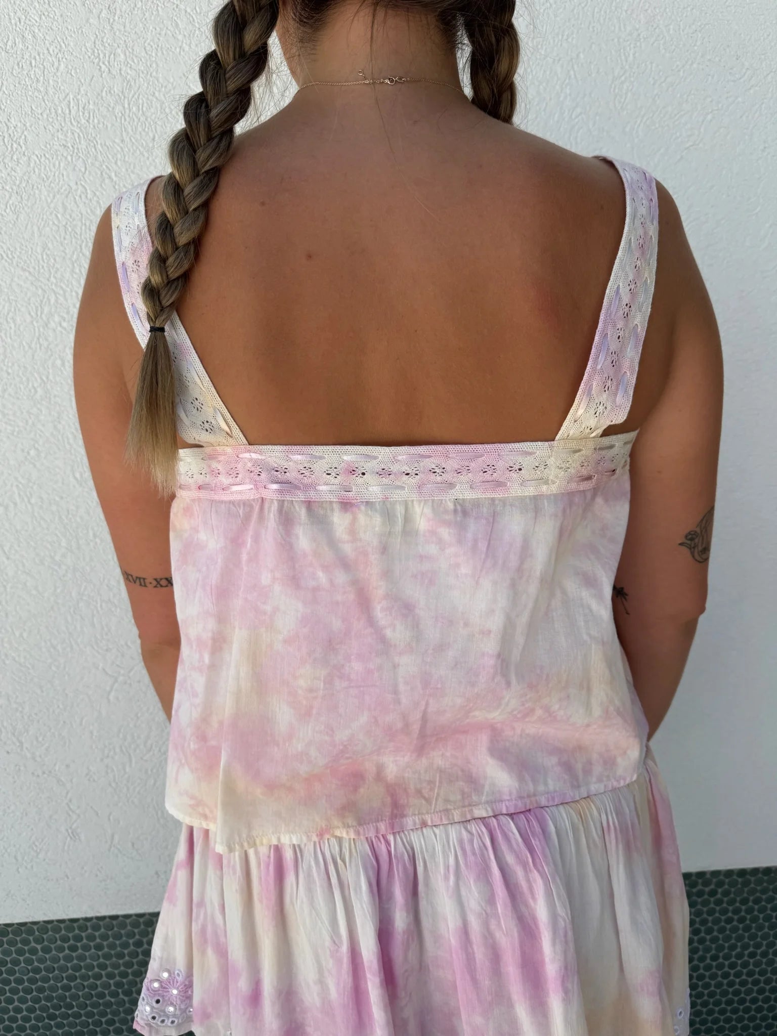 Fox In Gown | Clementine Tank Golden Hour | Back | Vagabond | Apparel | Boutique