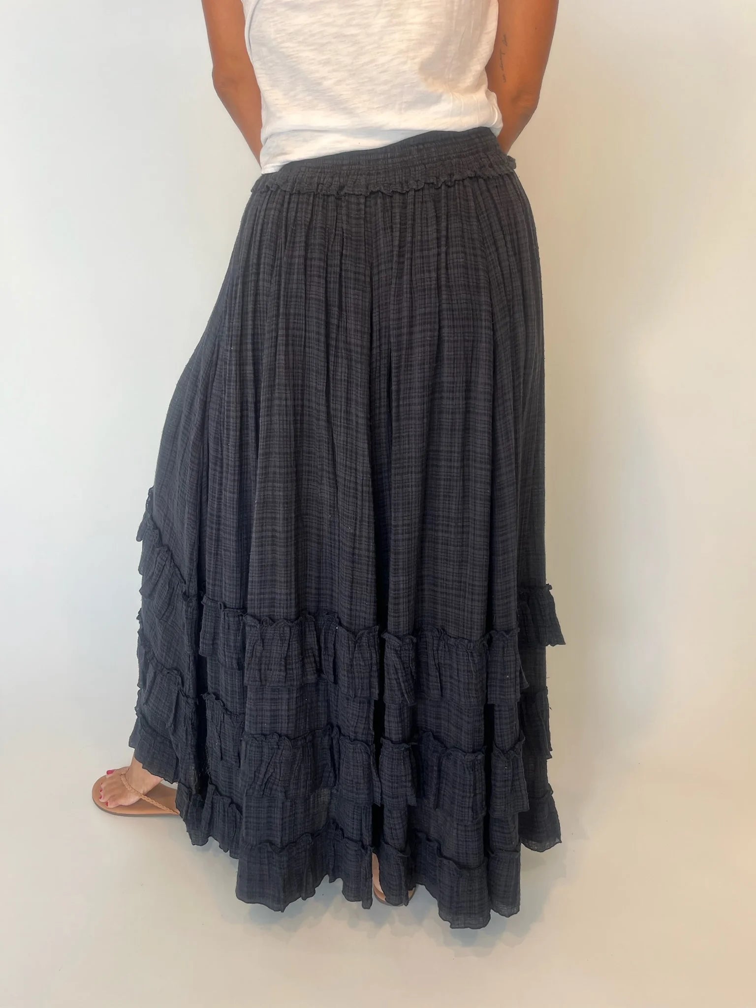 Free People | Brynn Maxi Skirt | Black | Vagabond | Apparel | Boutique