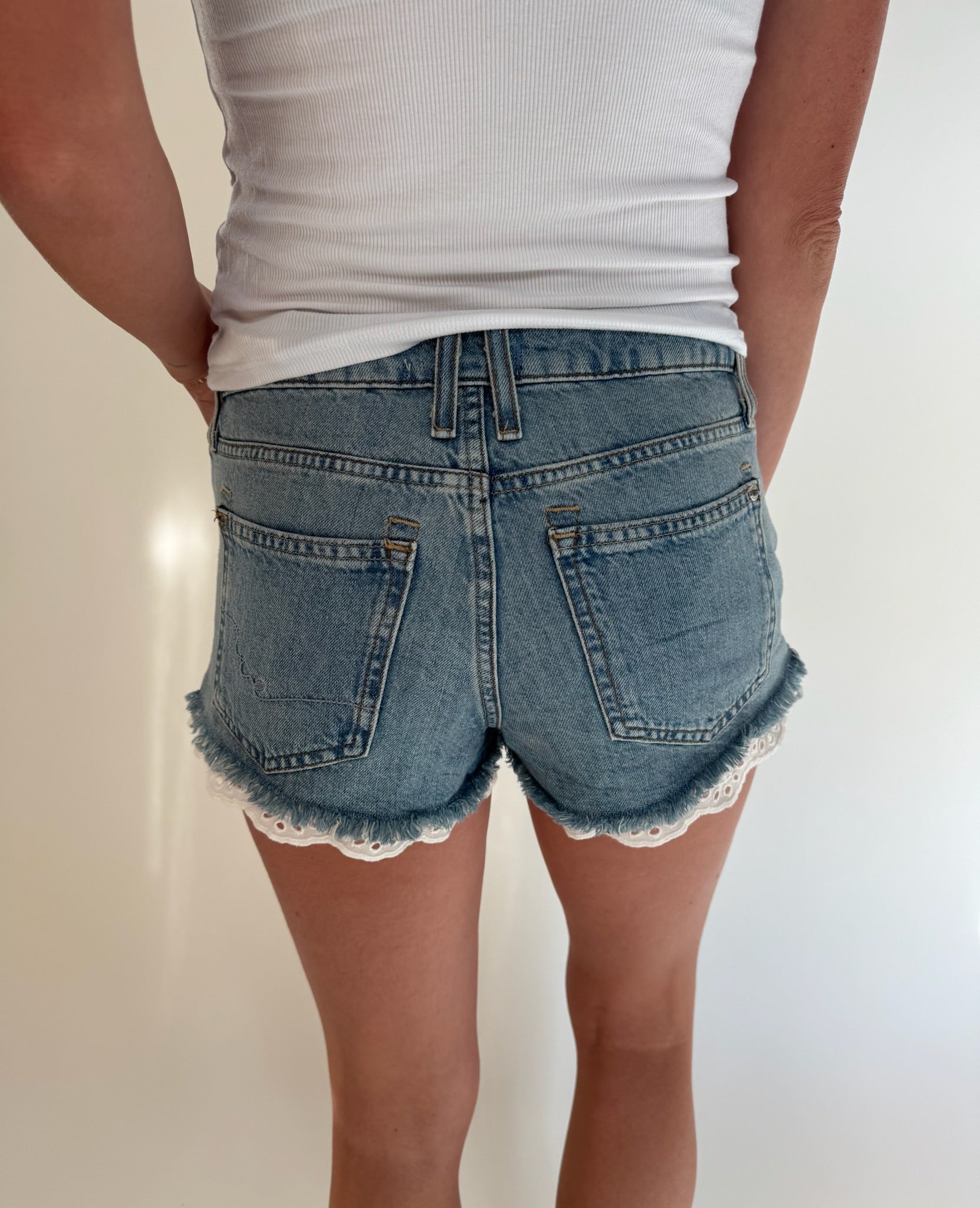 Free People | Cali Lace Short | Back | Vagabond | Apparel | Boutique