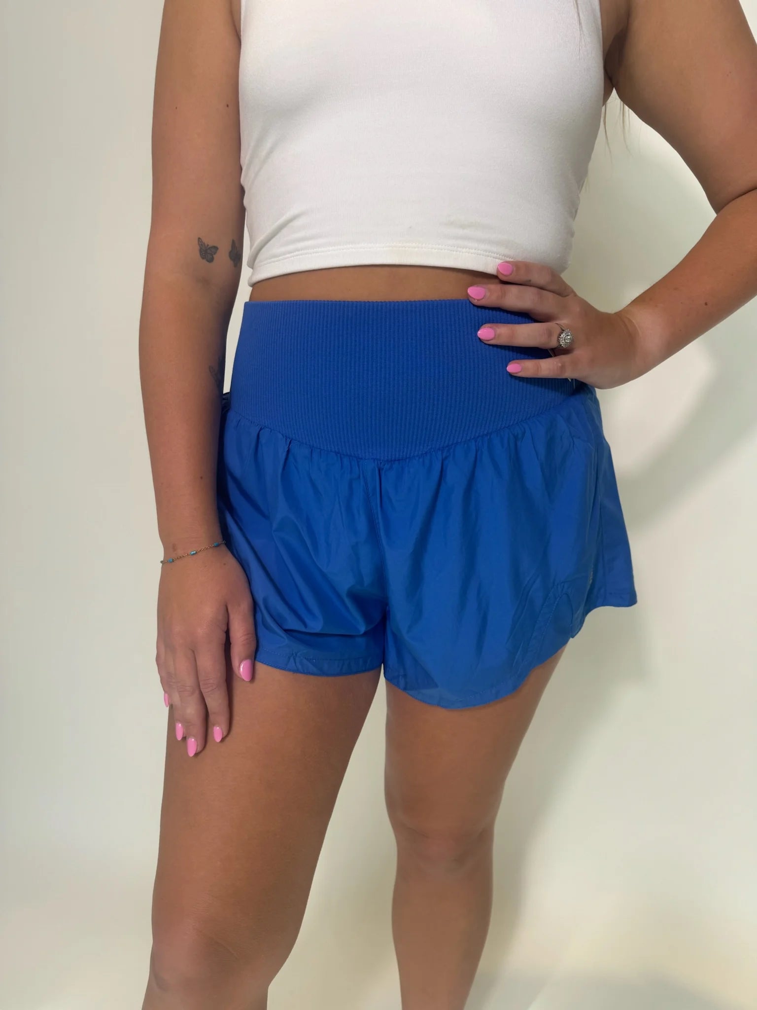Free People | Carpe Diem Shorts | Light Cobalt | Vagabond | Apparel | Boutique