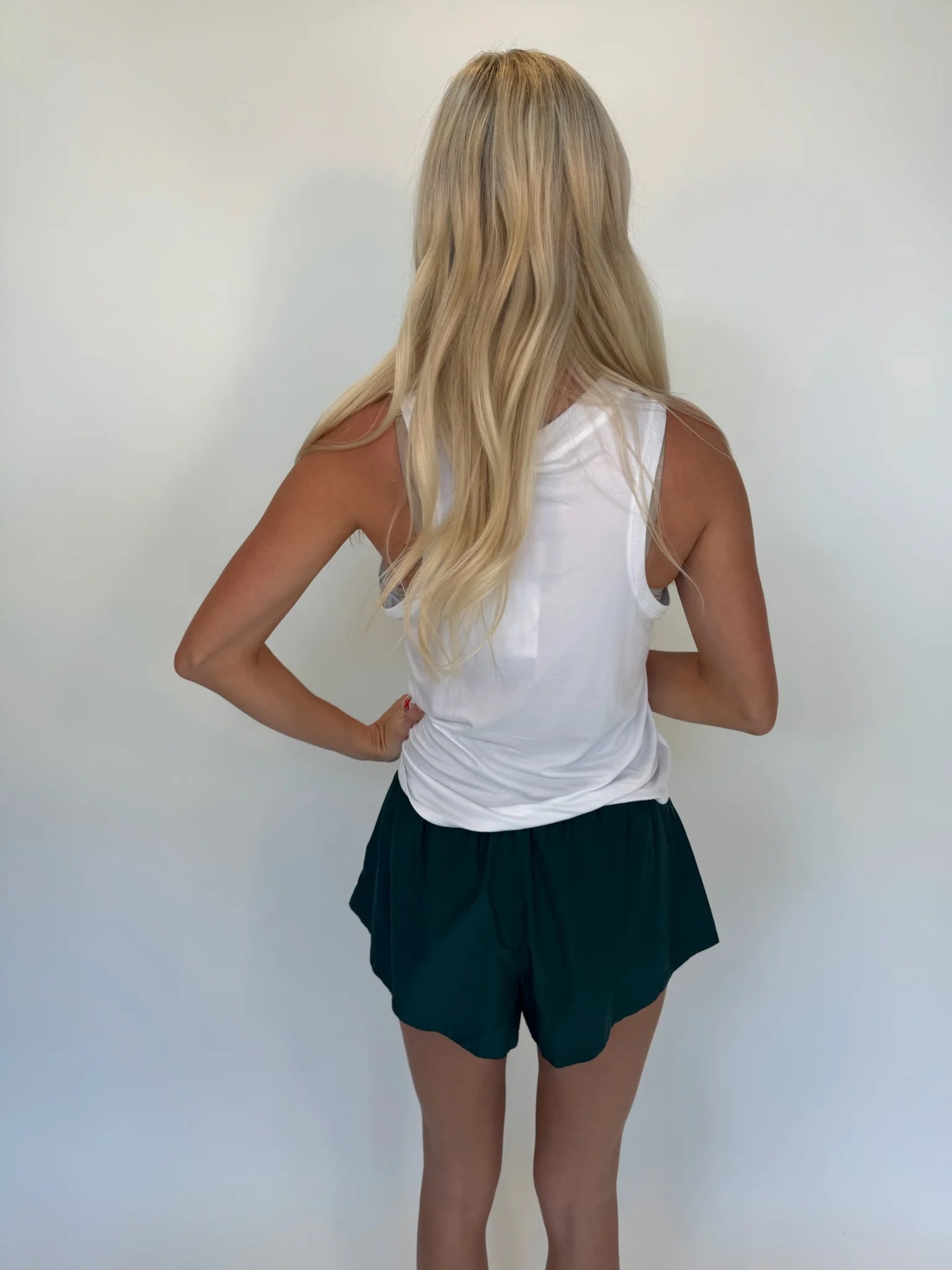 Free People | Carpe Diem Shorts | Evergreen | Back | Vagabond | Apparel | Boutique