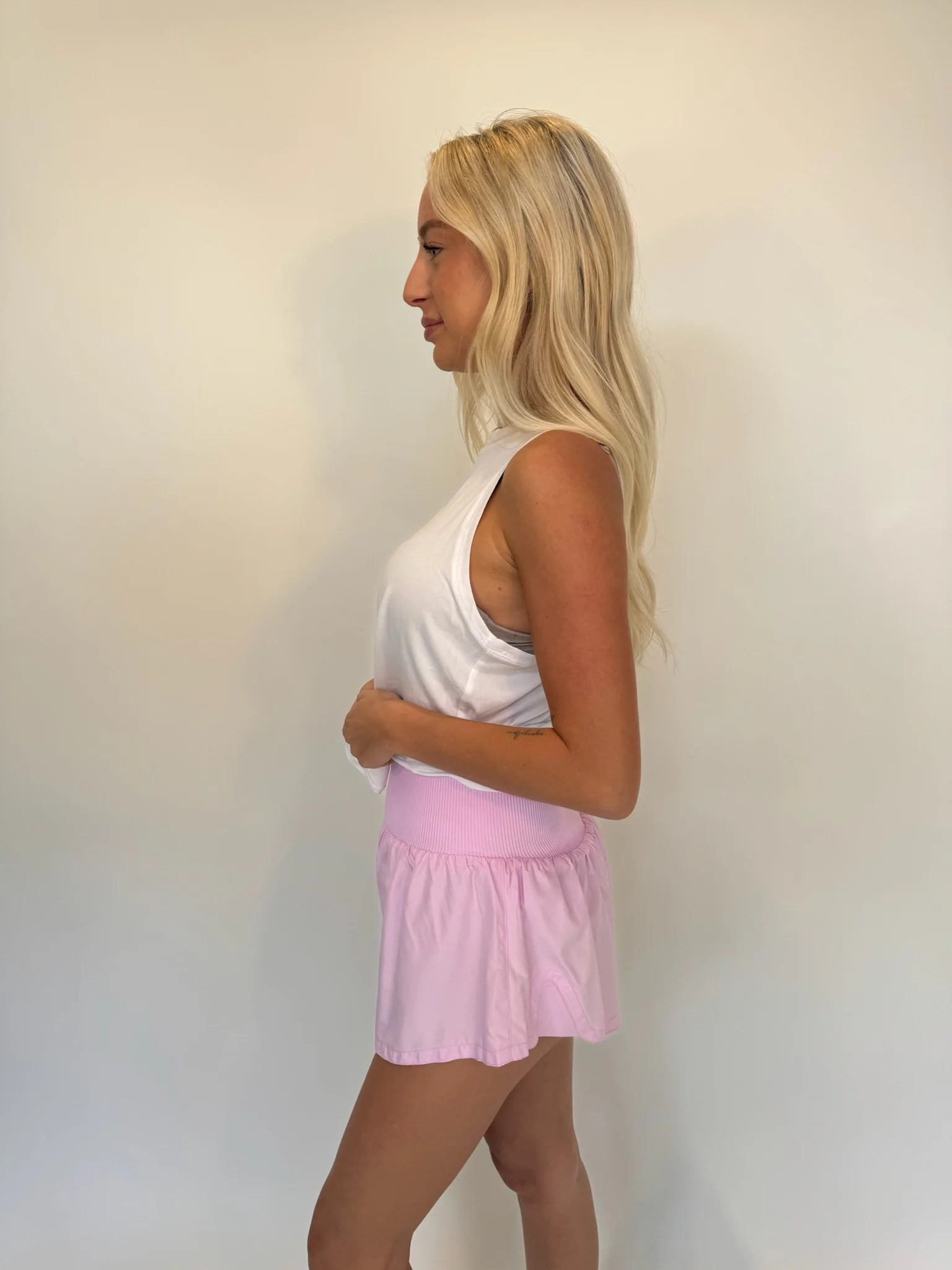 Free People | Carpe Diem Shorts | Powder Pink | Side | Vagabond | Apparel | Boutique