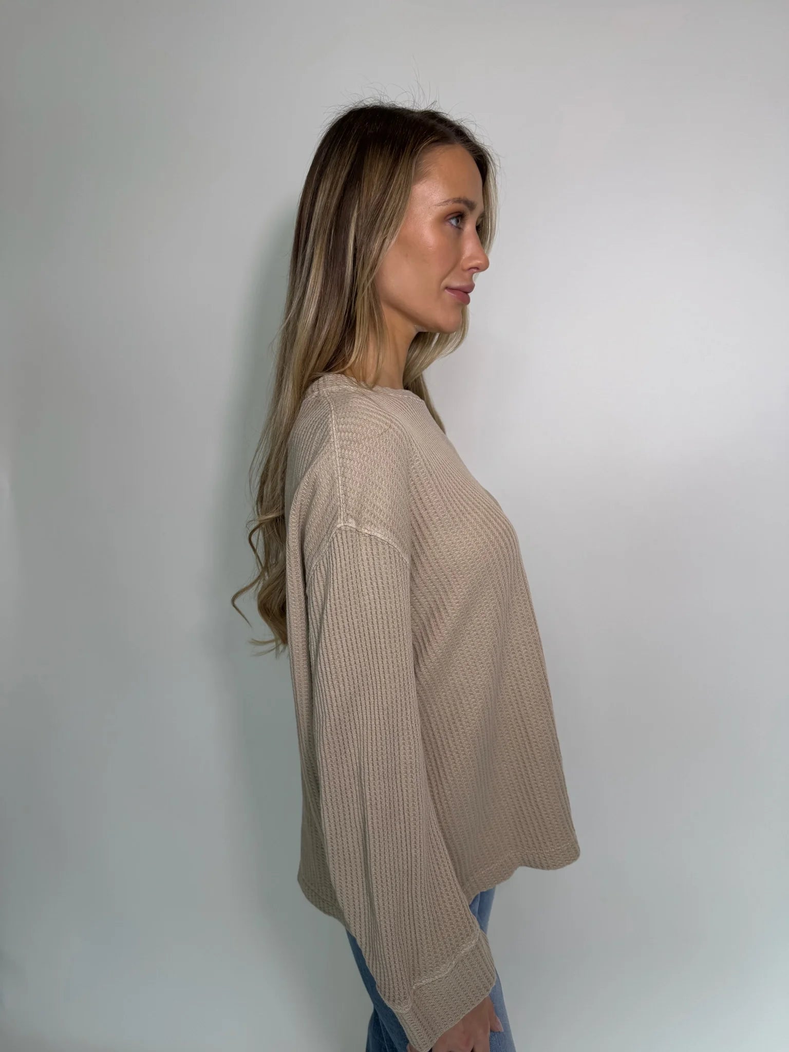 Free People | Dawson Pocket Thermal | Side | Vagabond | Apparel | Boutique