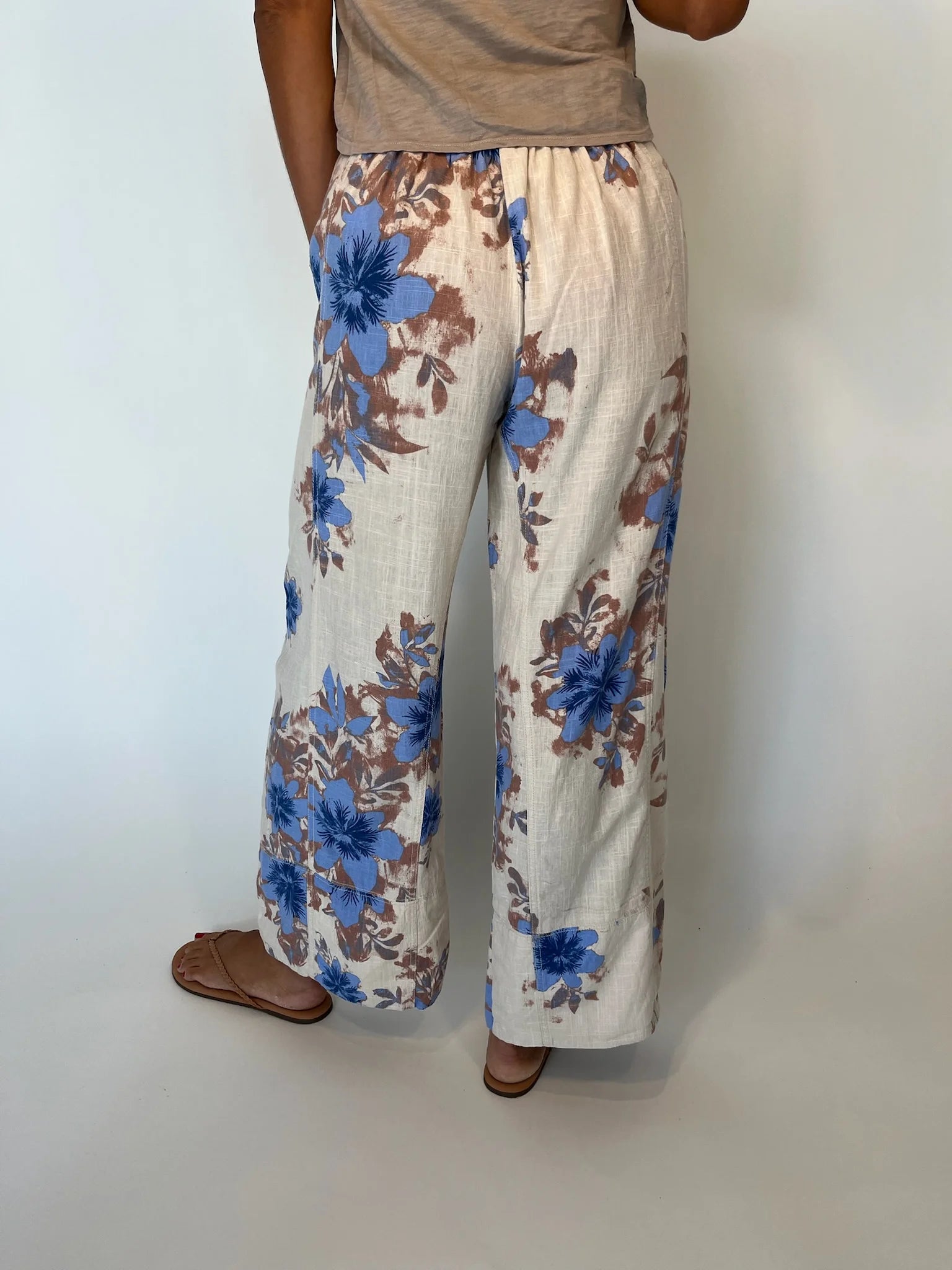 Free People | Days End Print Pant | Ivory | Vagabond | Apparel | Boutique