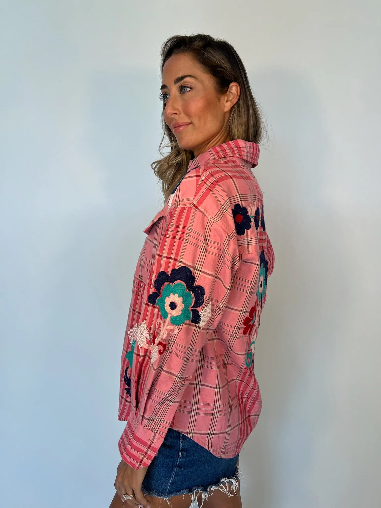 Free People | Embroidered Sashiko Top | Vagabond | Apparel | Boutique