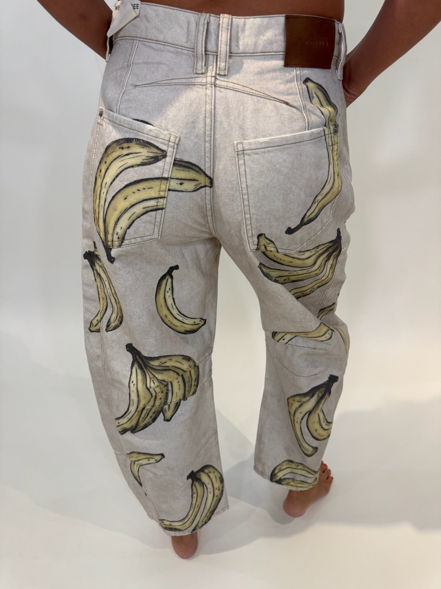 Free People | Good Luck Printed Barrel Jean | Vagabond | Apparel | Boutique