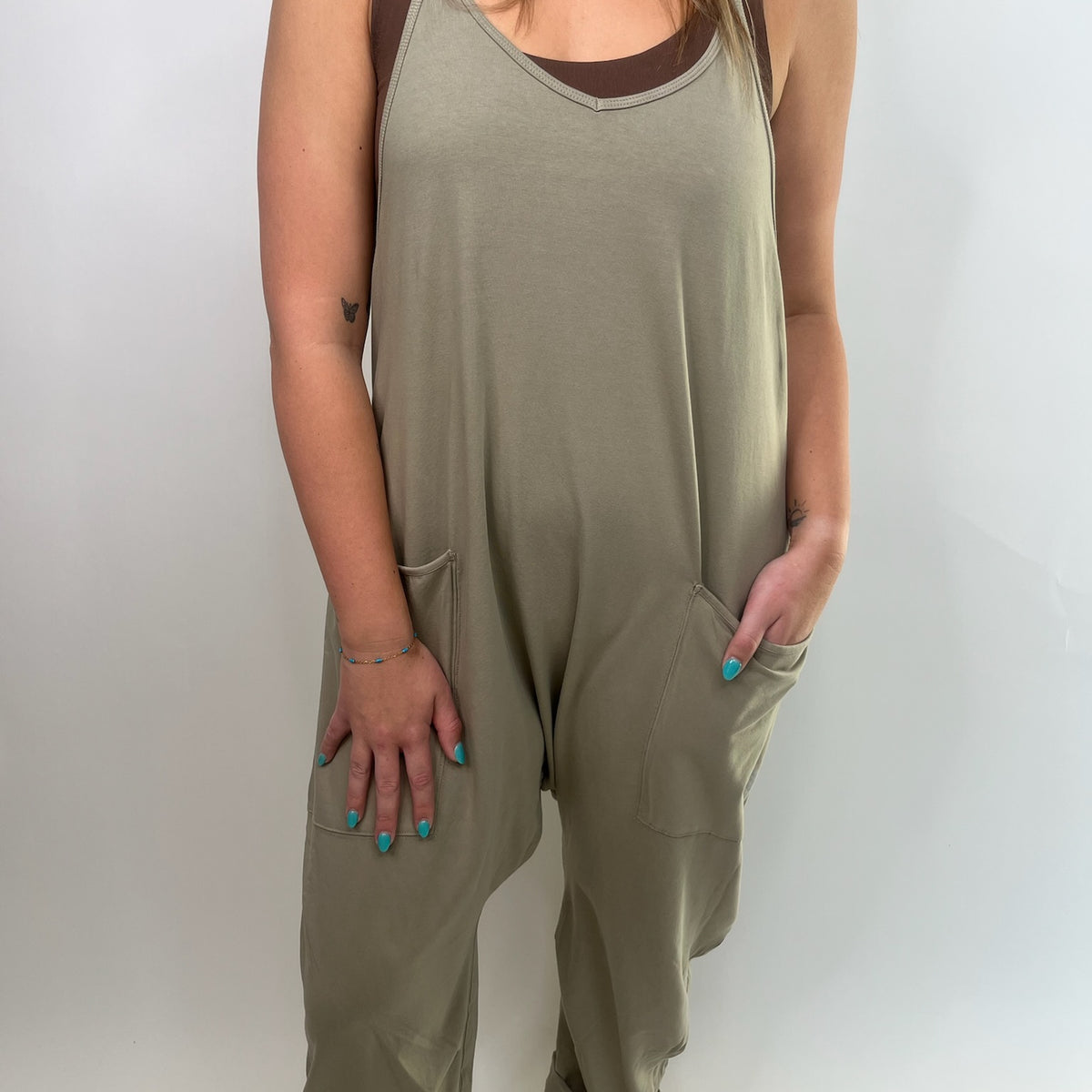 fendi dress green Free People Hot Shots Onesie – Vagabond Apparel Boutique