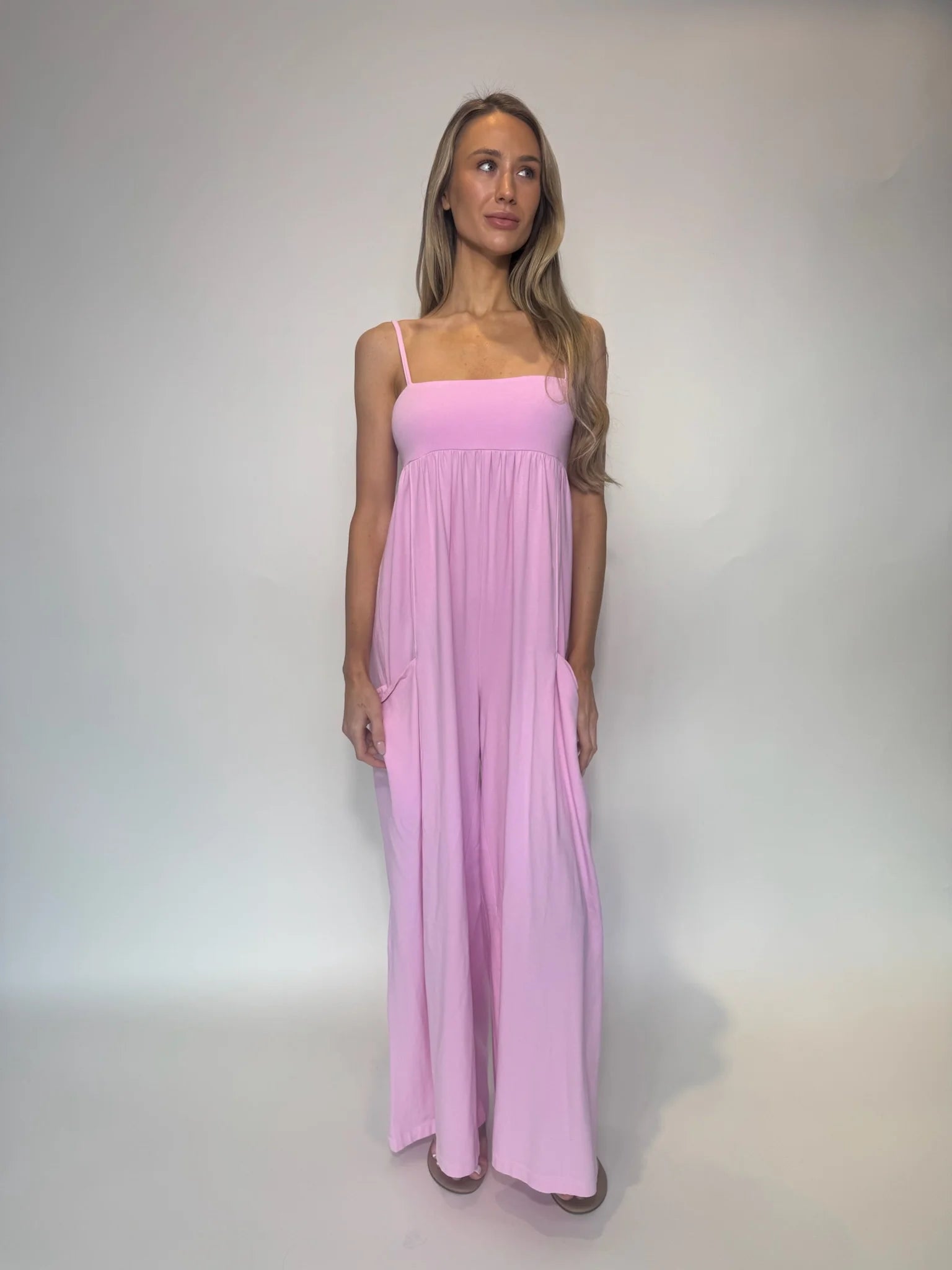 Free People | Hot Shot Strappy Onesie | Powder Pink | Vagabond | Apparel | Boutique