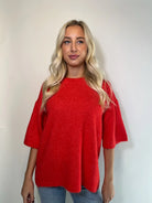 Free People | Margot Sweater Tee | Cherry | Vagabond Apparel | Boutique