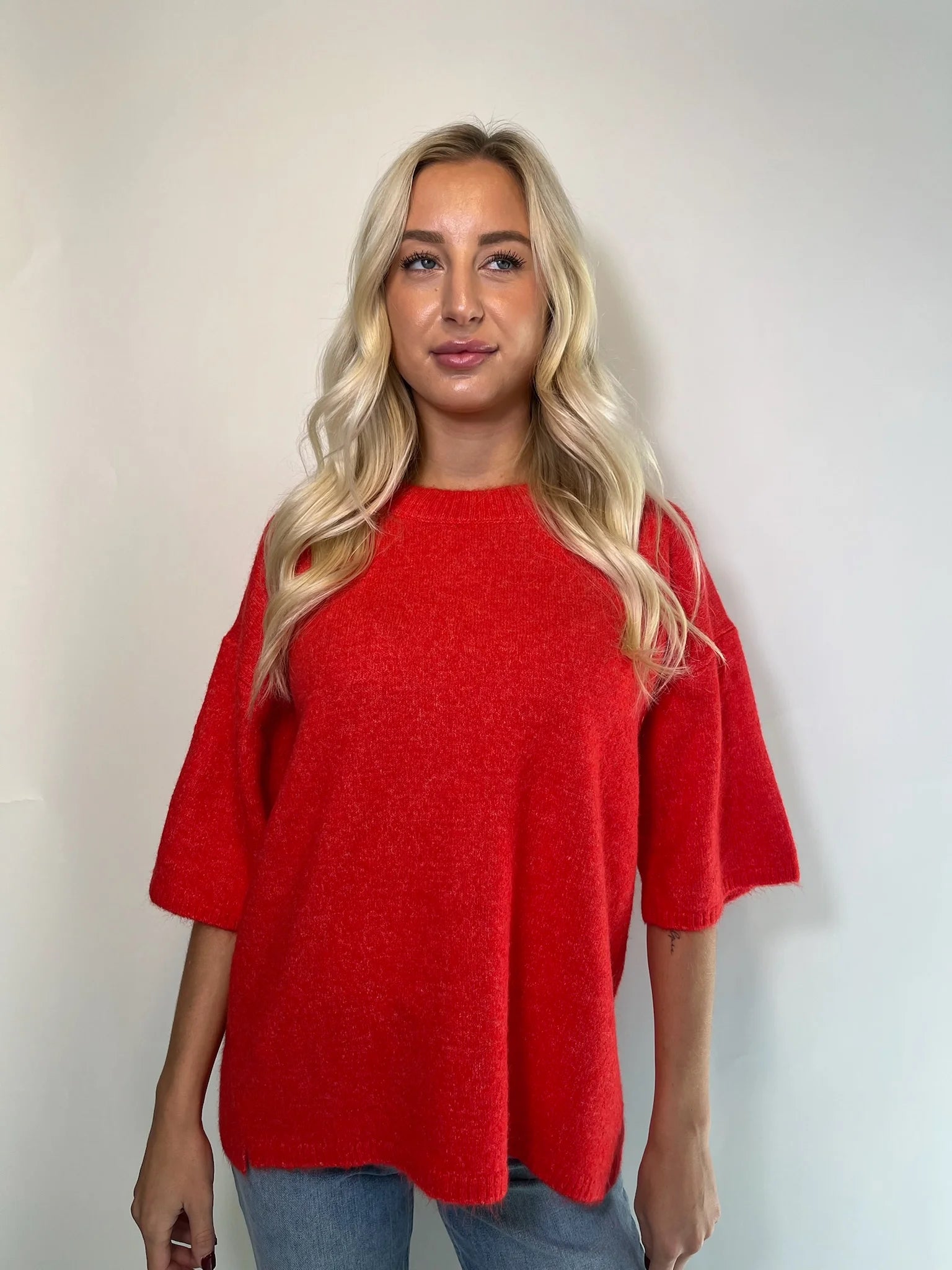 Free People | Margot Sweater Tee | Cherry | Vagabond Apparel | Boutique