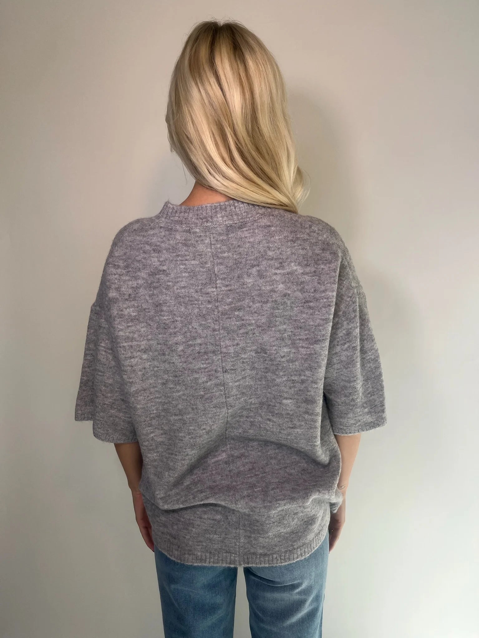 Free People | Margot Sweater Tee | Grey Back | Vagabond Apparel | Boutique