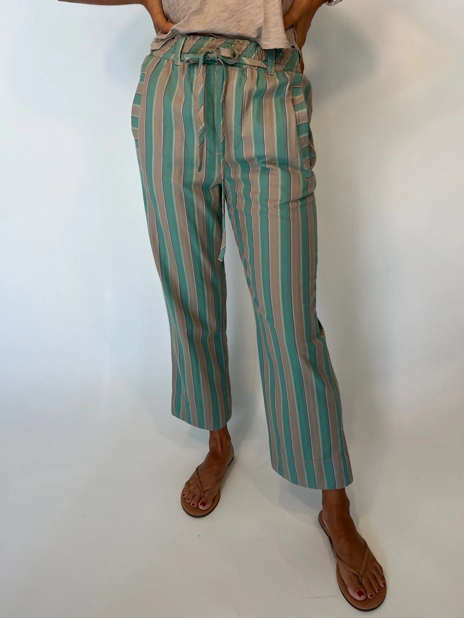 Free People | Marielle Pull-On Trouser | Ginger Combo | Vagabond | Apparel | Boutique