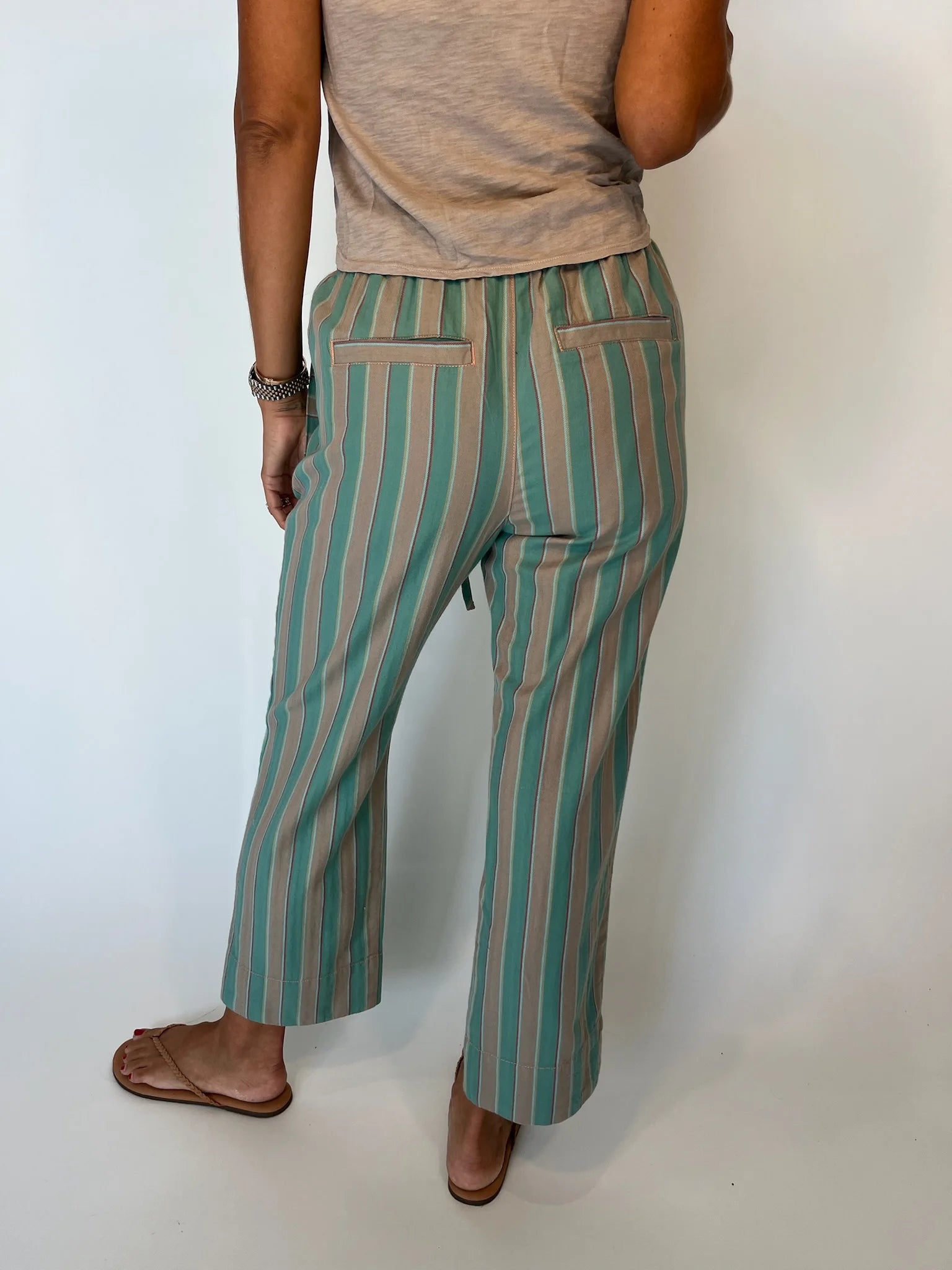 Free People | Marielle Pull-On Trouser | Ginger Combo | Vagabond | Apparel | Boutique