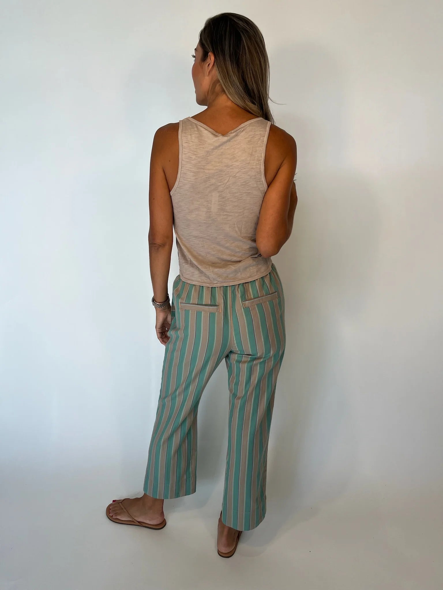 Free People | Marielle Pull-On Trouser | Ginger Combo | Vagabond | Apparel | Boutique