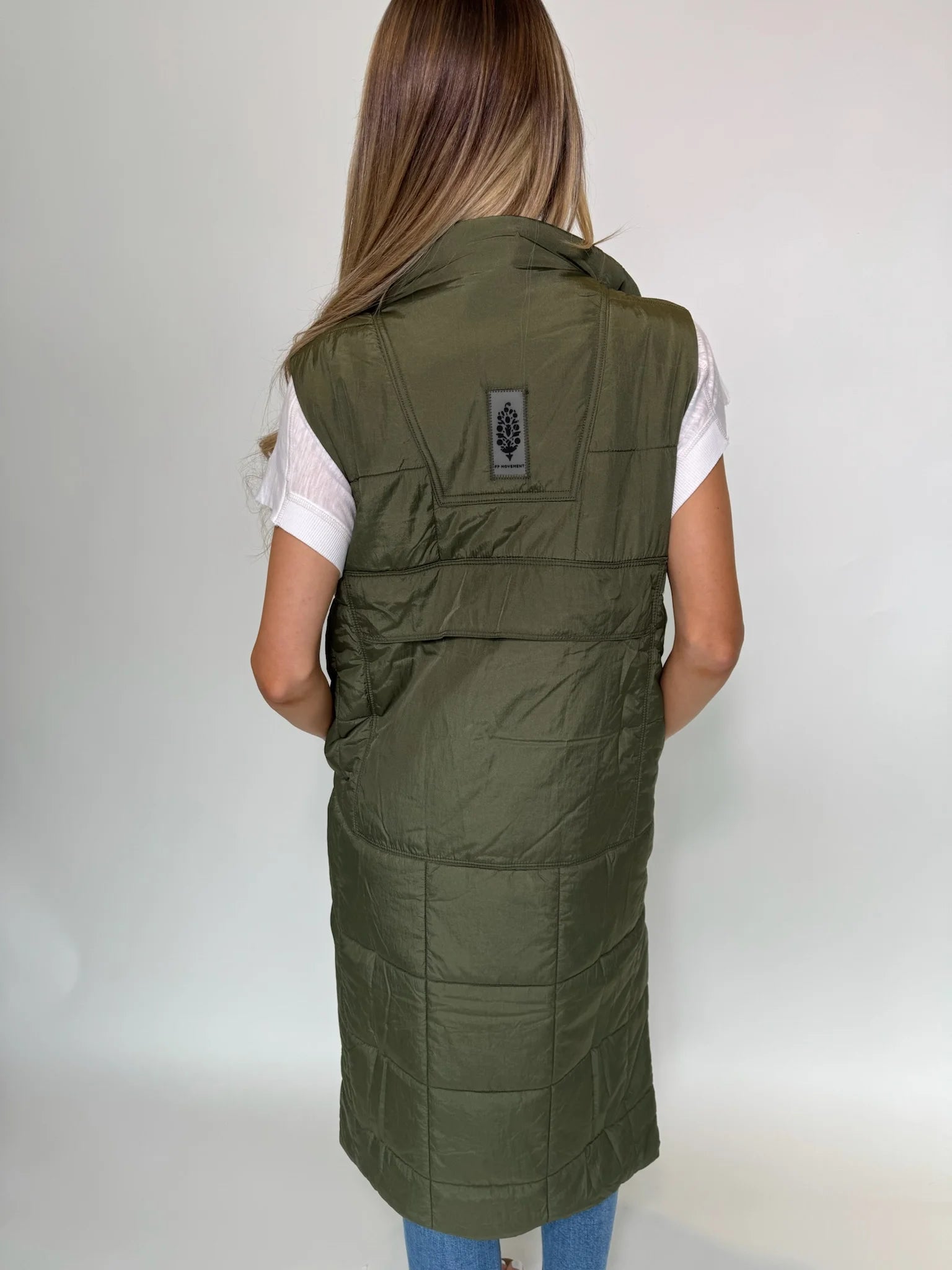 Free People | On The Move Packable Puffer Vest | Back | Vagabond | Apparel | Boutique