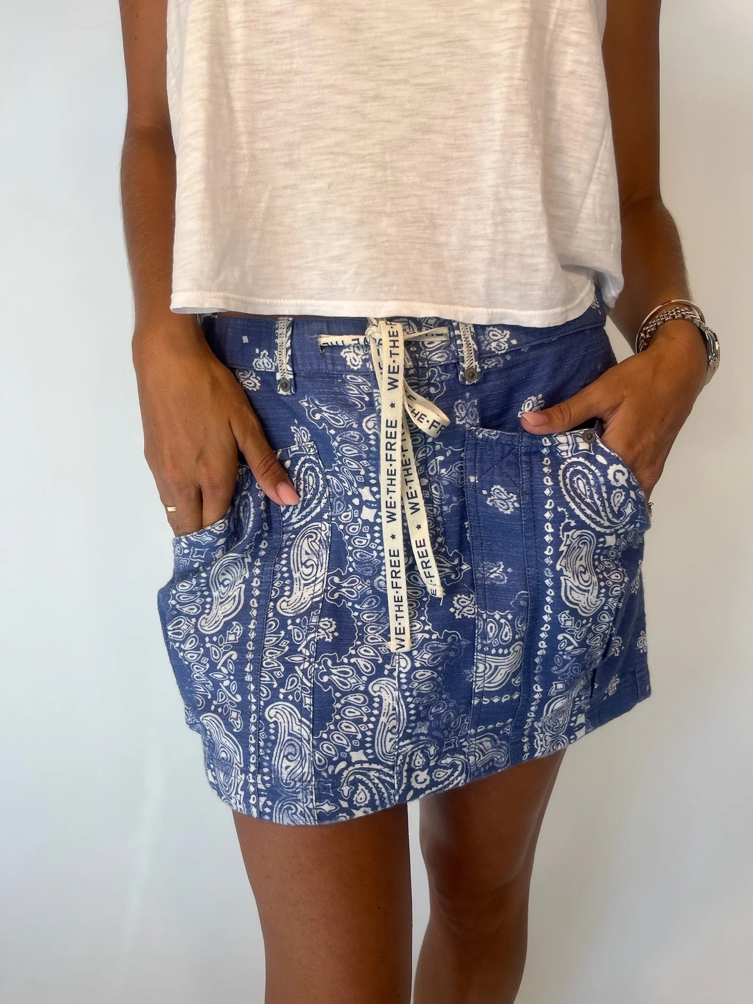 Free People | River Canyon Printed Mini Skirt | Vagabond | Apparel | Boutique